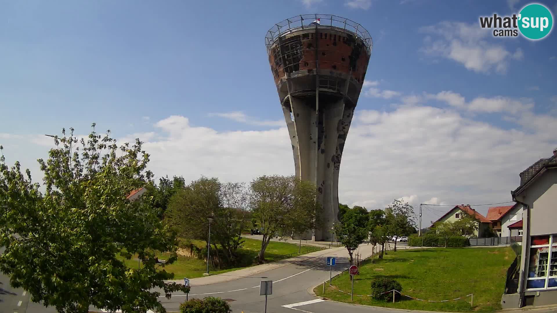 Webcam Vukovar – Torre de agua, el simbolo Batalla de Vukovar (1991)