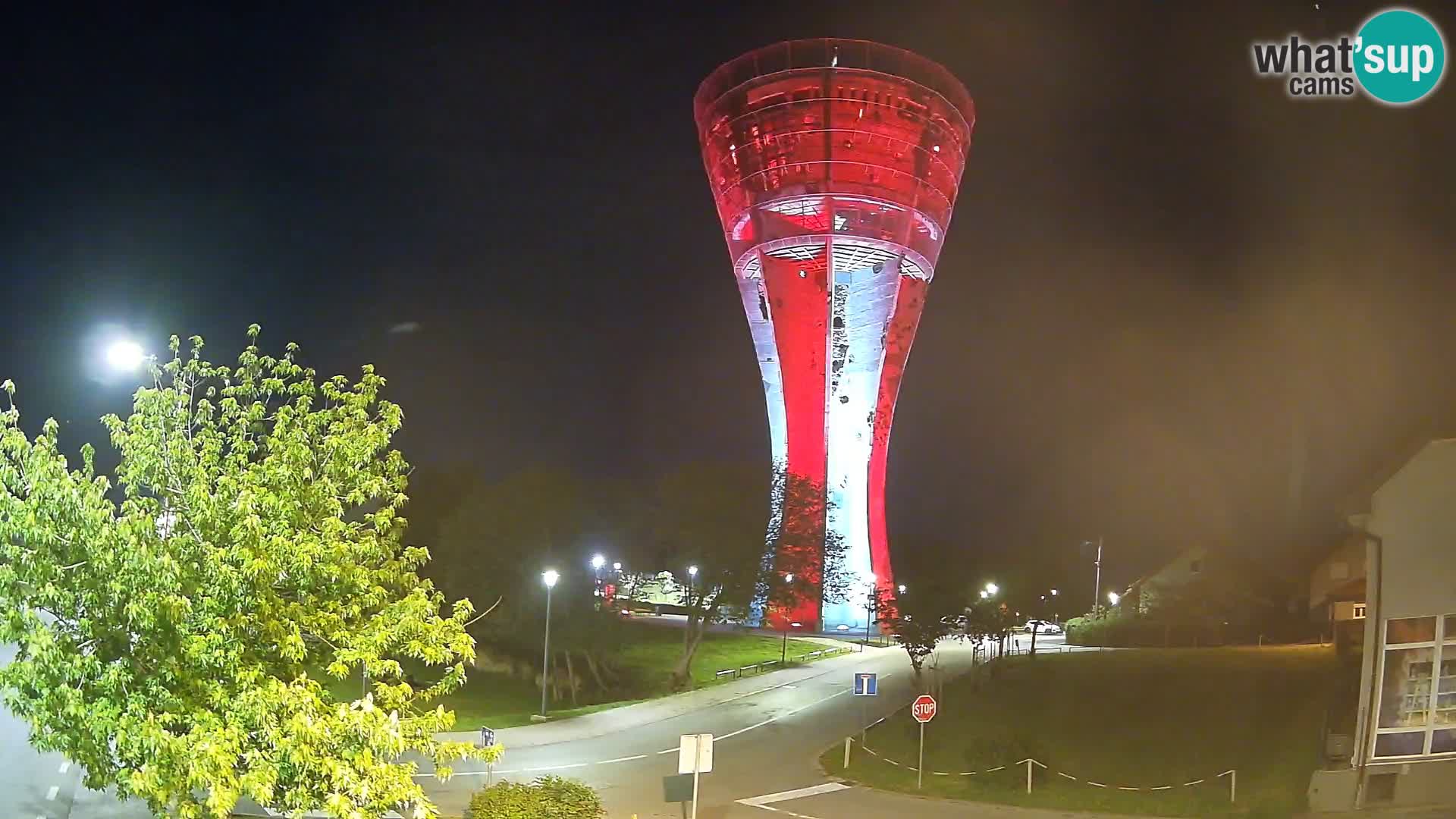 Webcam Vukovar –  Wasserturm , Symbol Schlacht von Vukovar (1991)