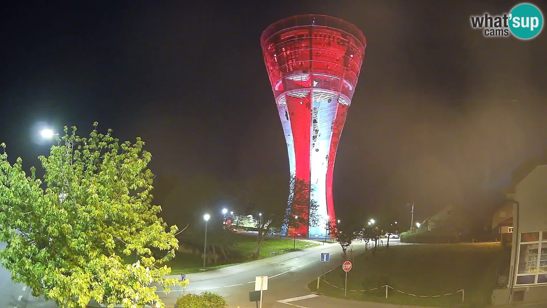 Webcam Vukovar –  Wasserturm , Symbol Schlacht von Vukovar (1991)