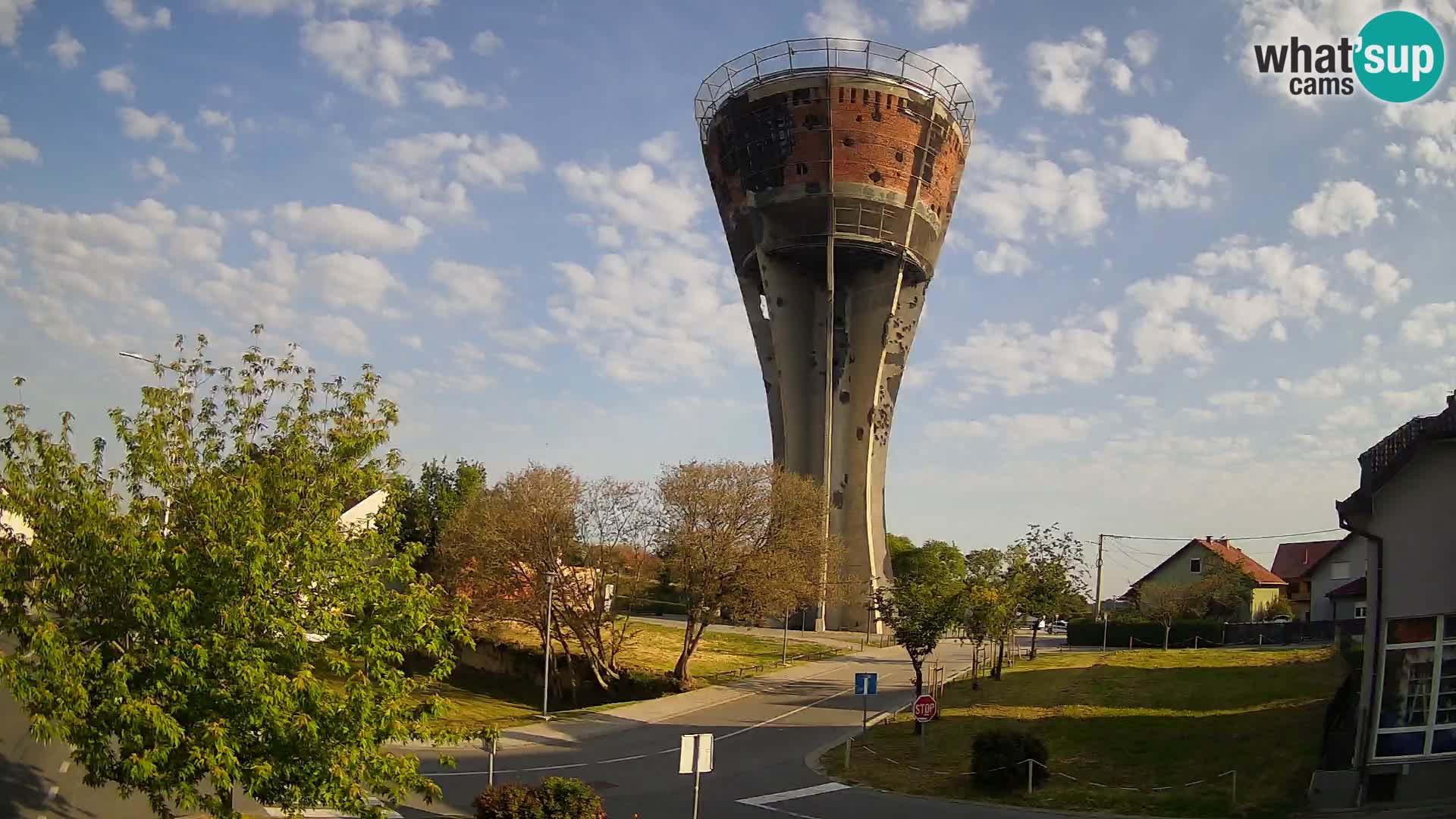 Webcam Vukovar – Torre de agua, el simbolo Batalla de Vukovar (1991)