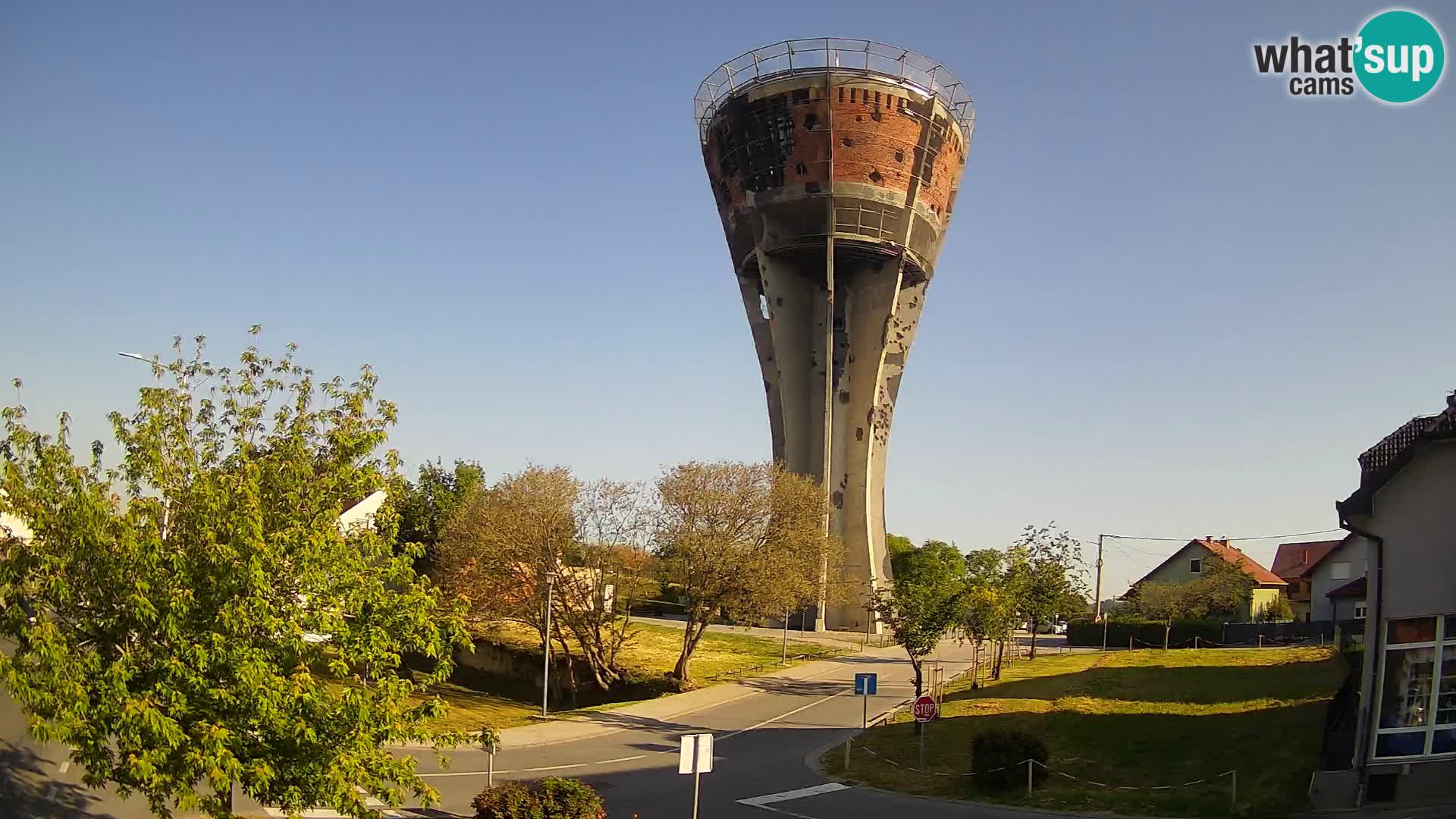 Webcam Vukovar – Torre de agua, el simbolo Batalla de Vukovar (1991)