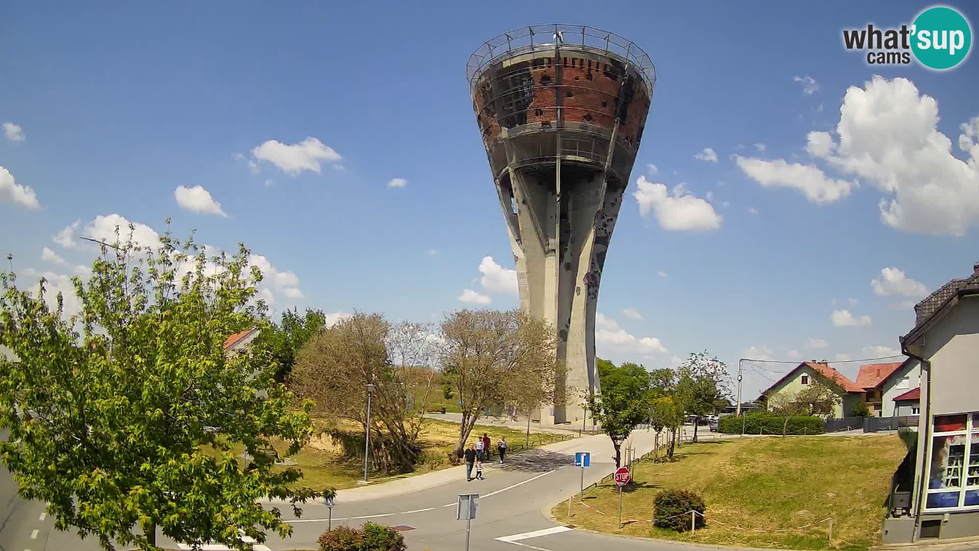 Webcam Vukovar – Château d’eau,  symbole Bataille de Vukovar (1991)