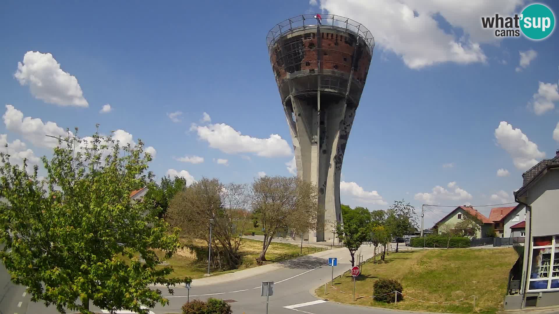 Web Kamera Vukovar – vodotoranj, simbol Bitke za Vukovar (1991)