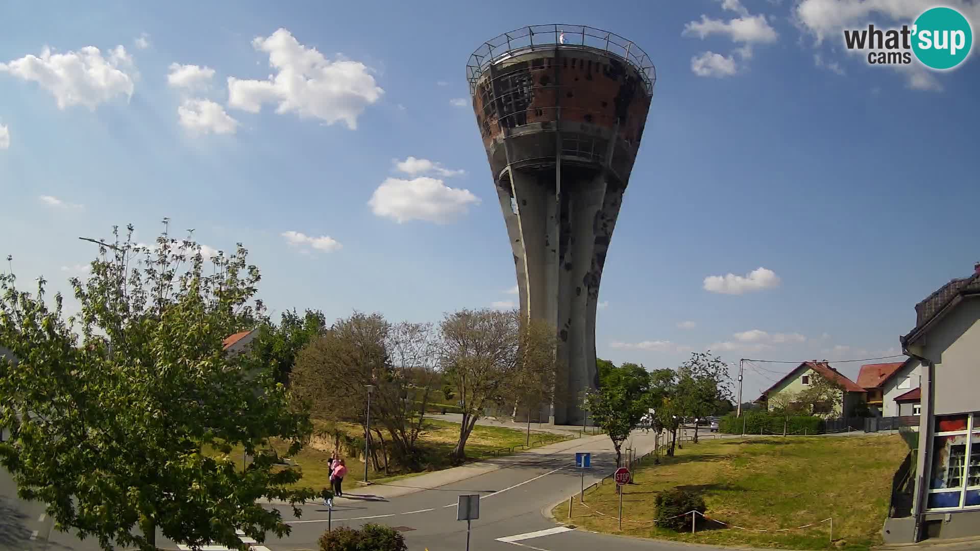 Webcam Vukovar – Torre dell’acqua, simbolo della Battaglia di Vukovar (1991)