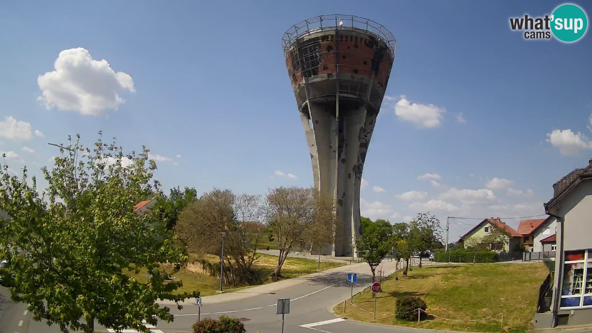 Webcam Vukovar – Vodni stolp, simbol Bitke za Vukovar (1991)