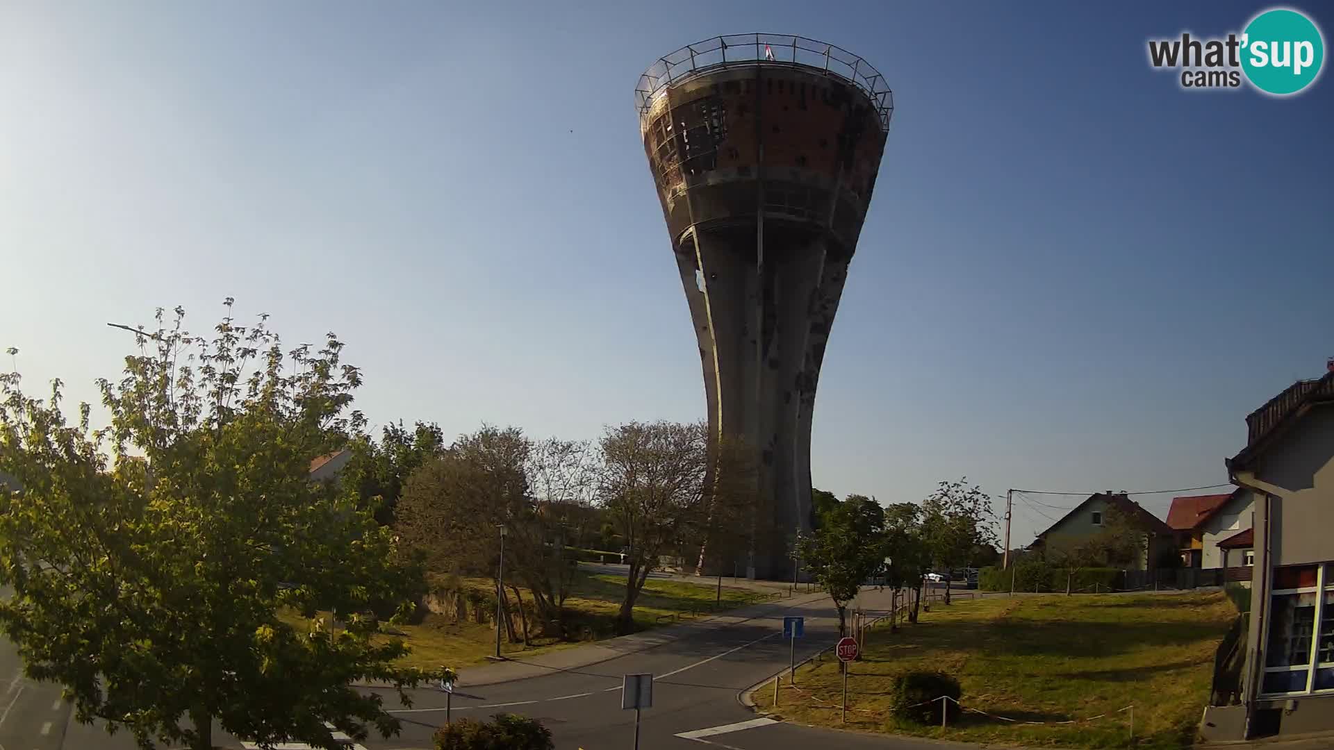 Webcam Vukovar – Torre dell’acqua, simbolo della Battaglia di Vukovar (1991)