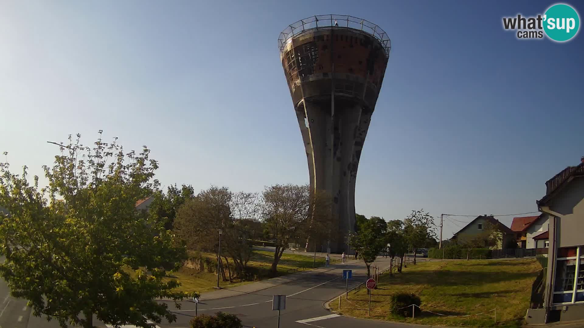 Web Kamera Vukovar – vodotoranj, simbol Bitke za Vukovar (1991)
