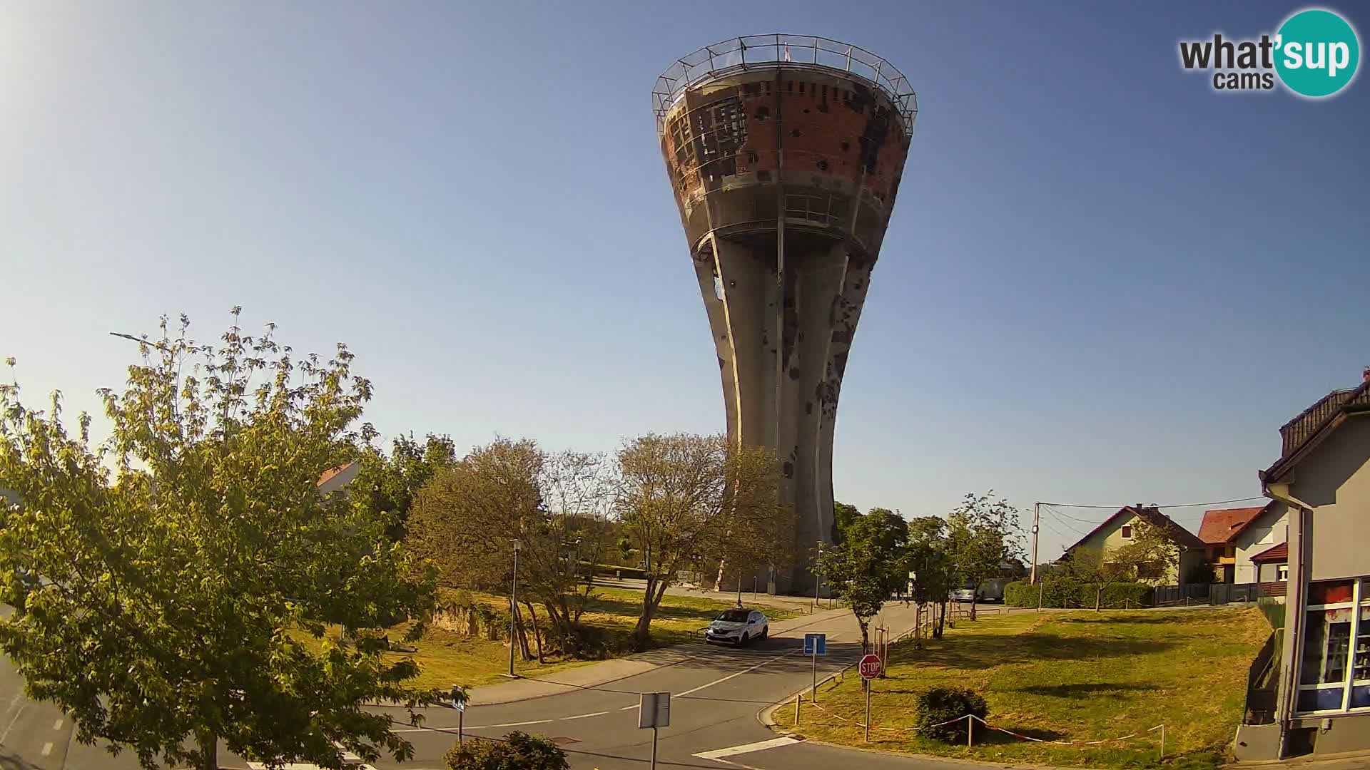 Web Kamera Vukovar – vodotoranj, simbol Bitke za Vukovar (1991)
