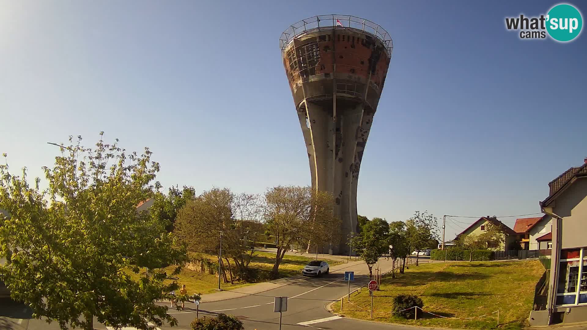 Webcam Vukovar – Torre dell’acqua, simbolo della Battaglia di Vukovar (1991)