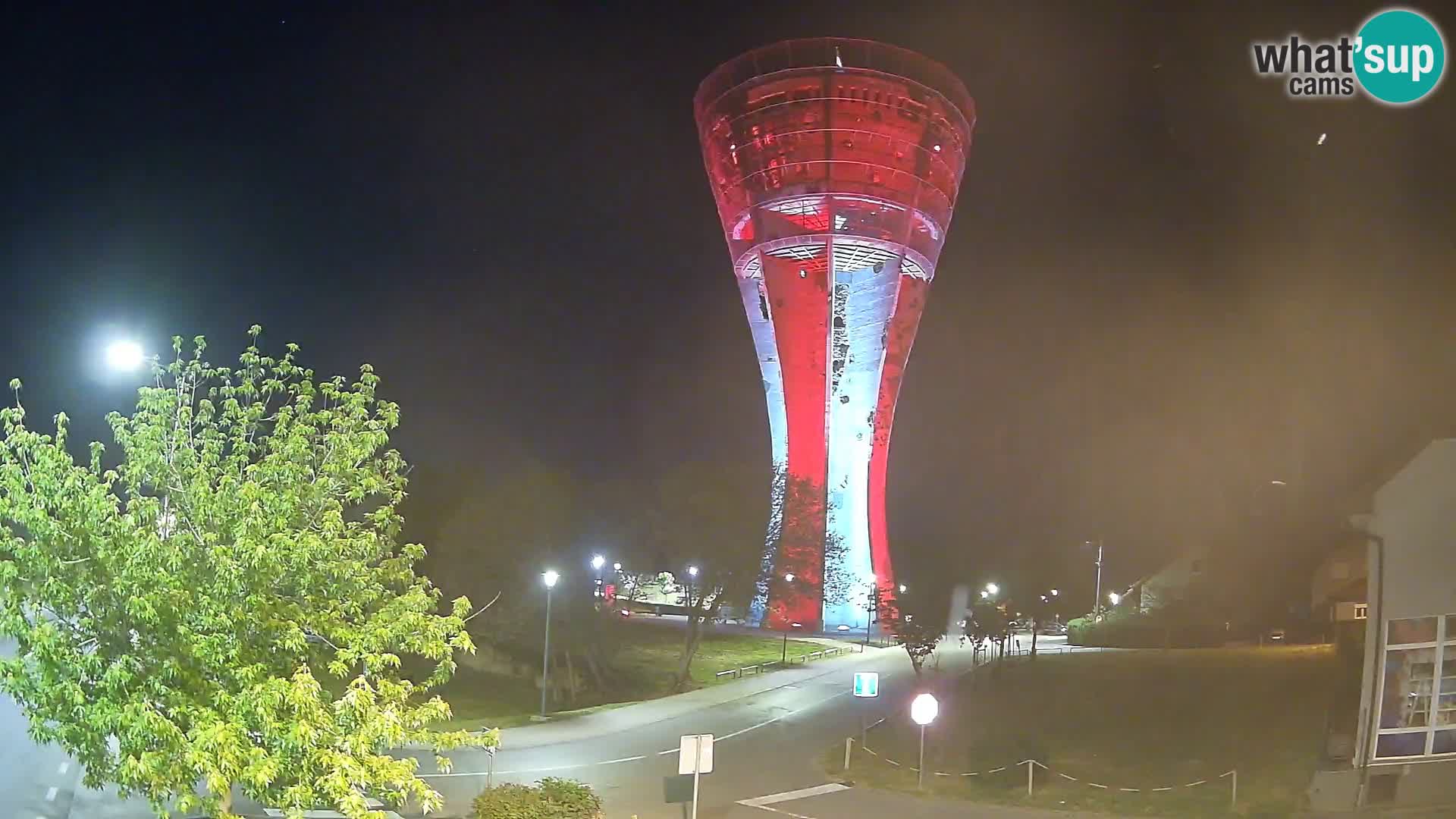 Webcam Vukovar –  Wasserturm , Symbol Schlacht von Vukovar (1991)