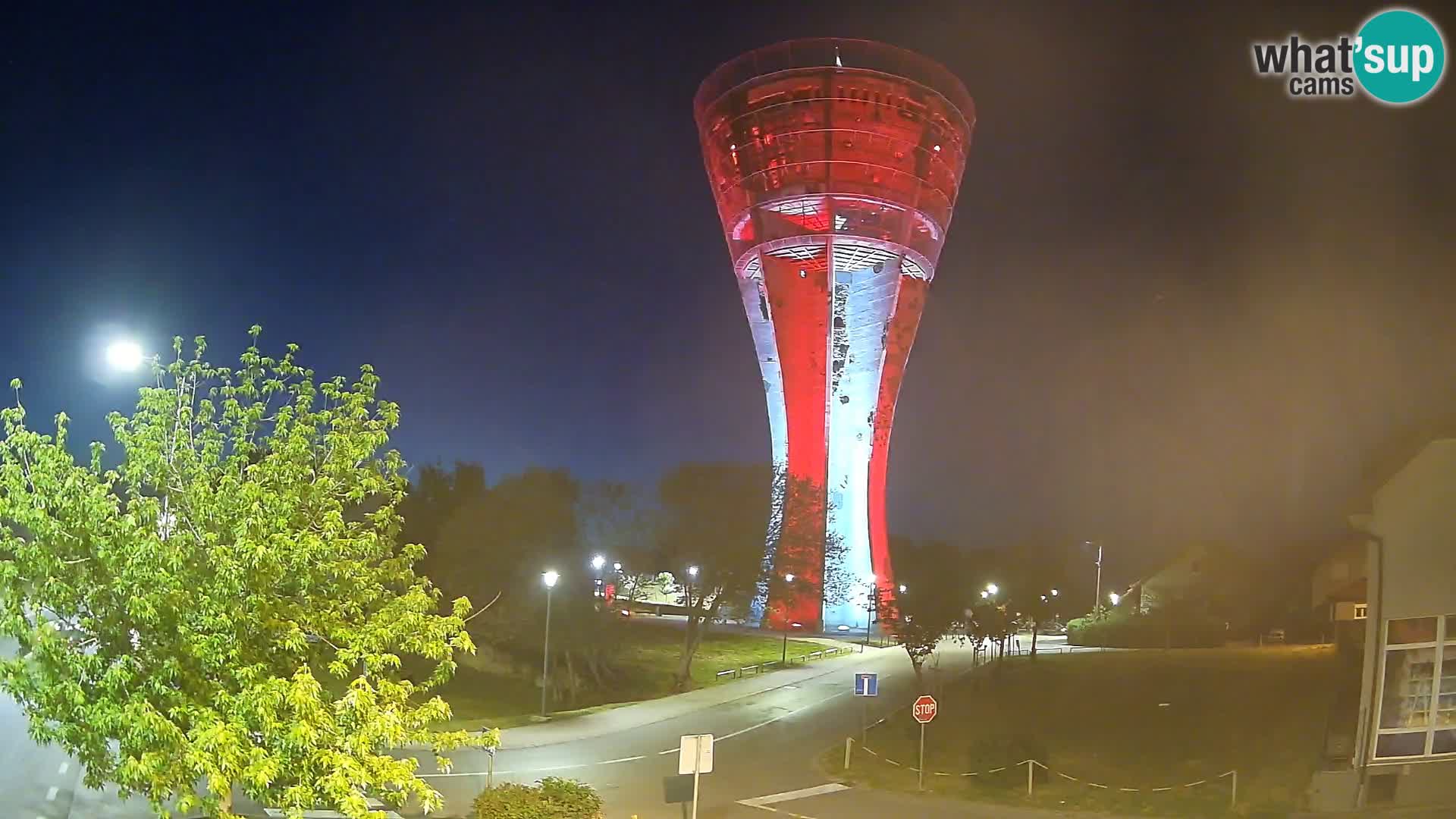 Webcam Vukovar – Château d’eau,  symbole Bataille de Vukovar (1991)