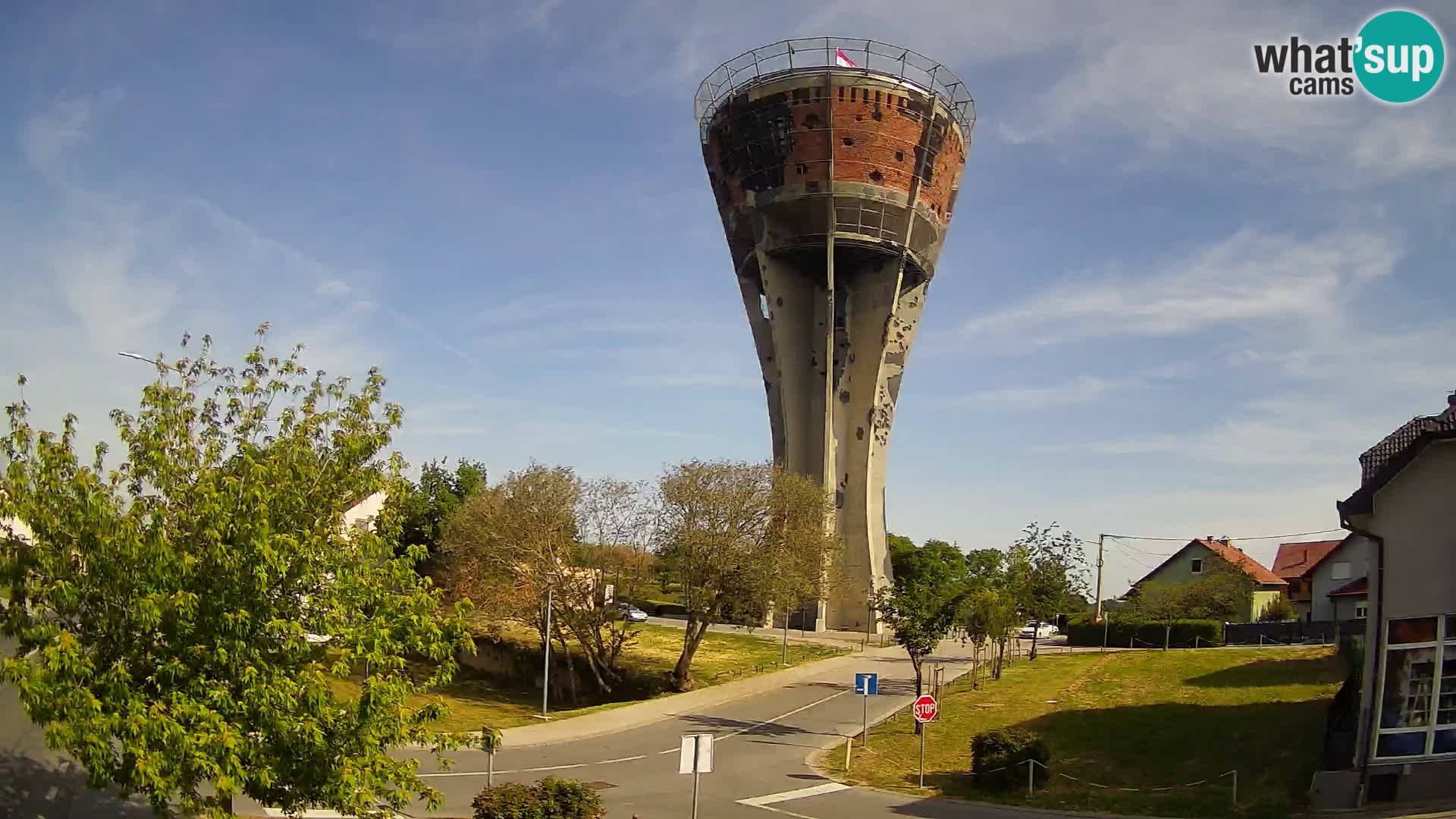 Webcam Vukovar – Vodni stolp, simbol Bitke za Vukovar (1991)