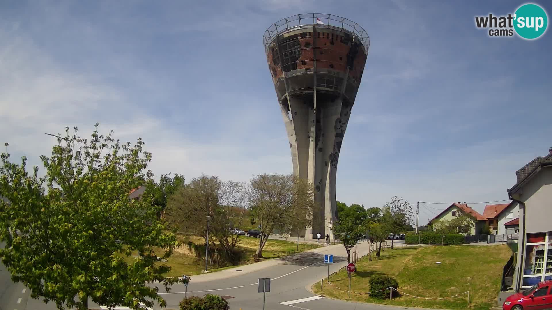 Webcam Vukovar – Water tower – simbol from Battle of Vukovar (1991)