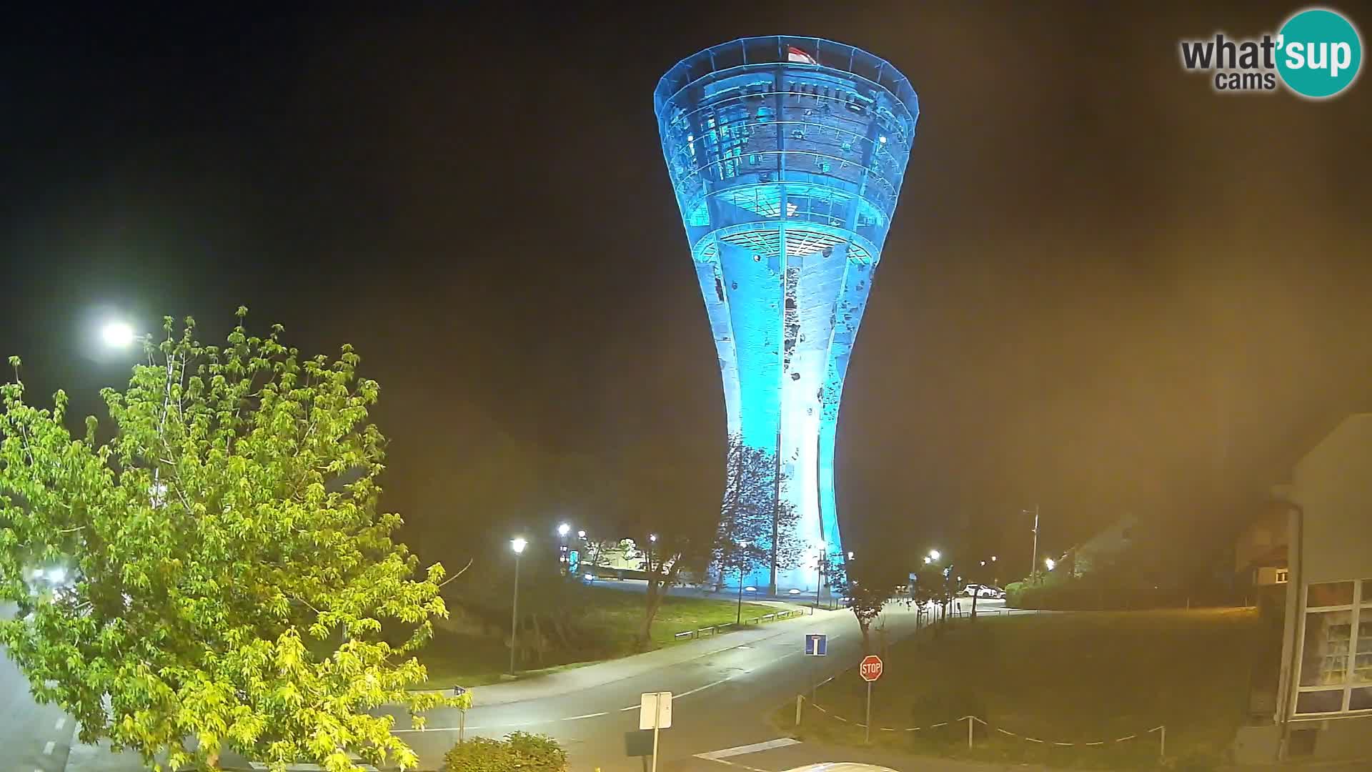 Webcam Vukovar –  Wasserturm , Symbol Schlacht von Vukovar (1991)