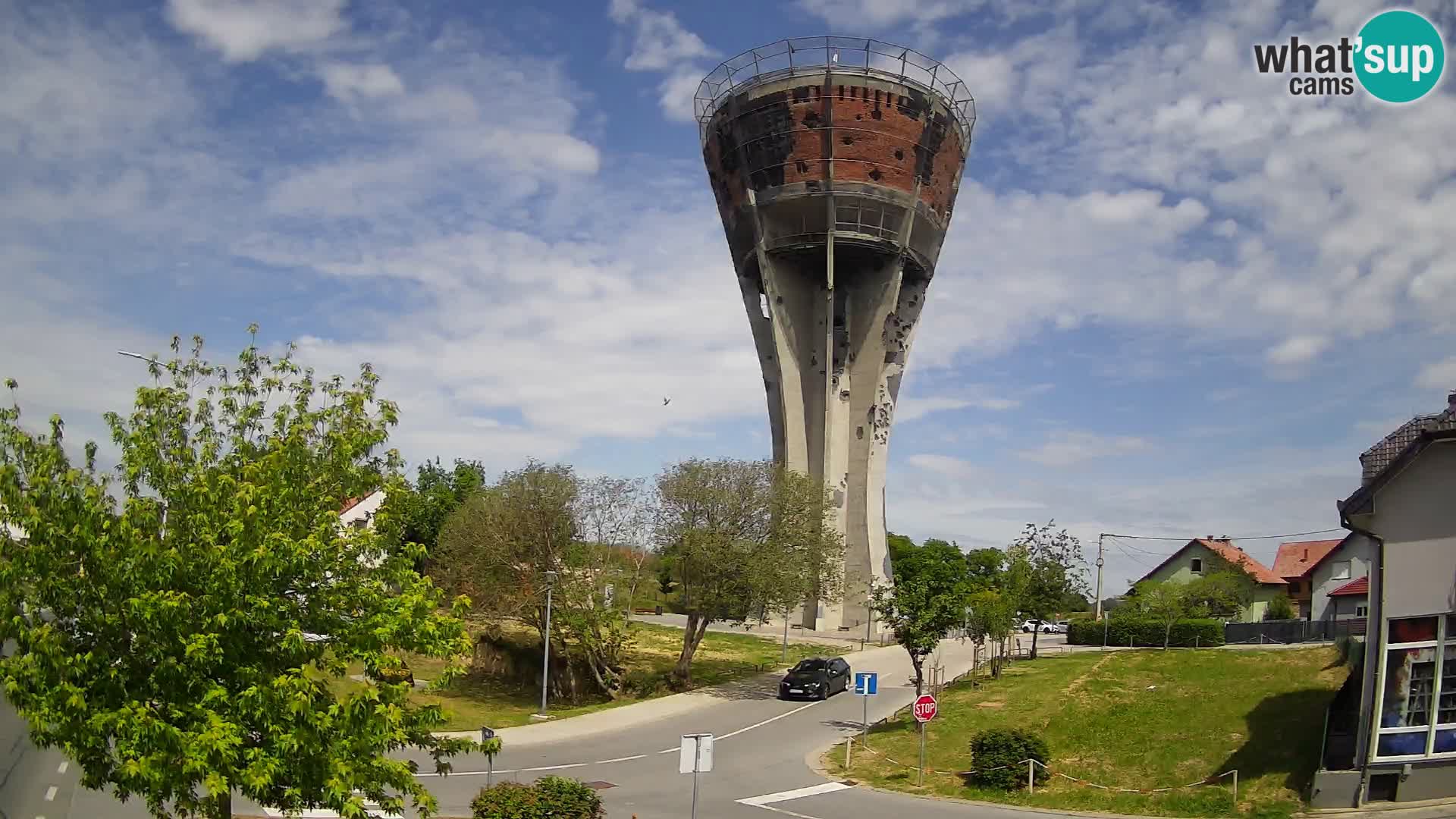 Webcam Vukovar – Torre de agua, el simbolo Batalla de Vukovar (1991)