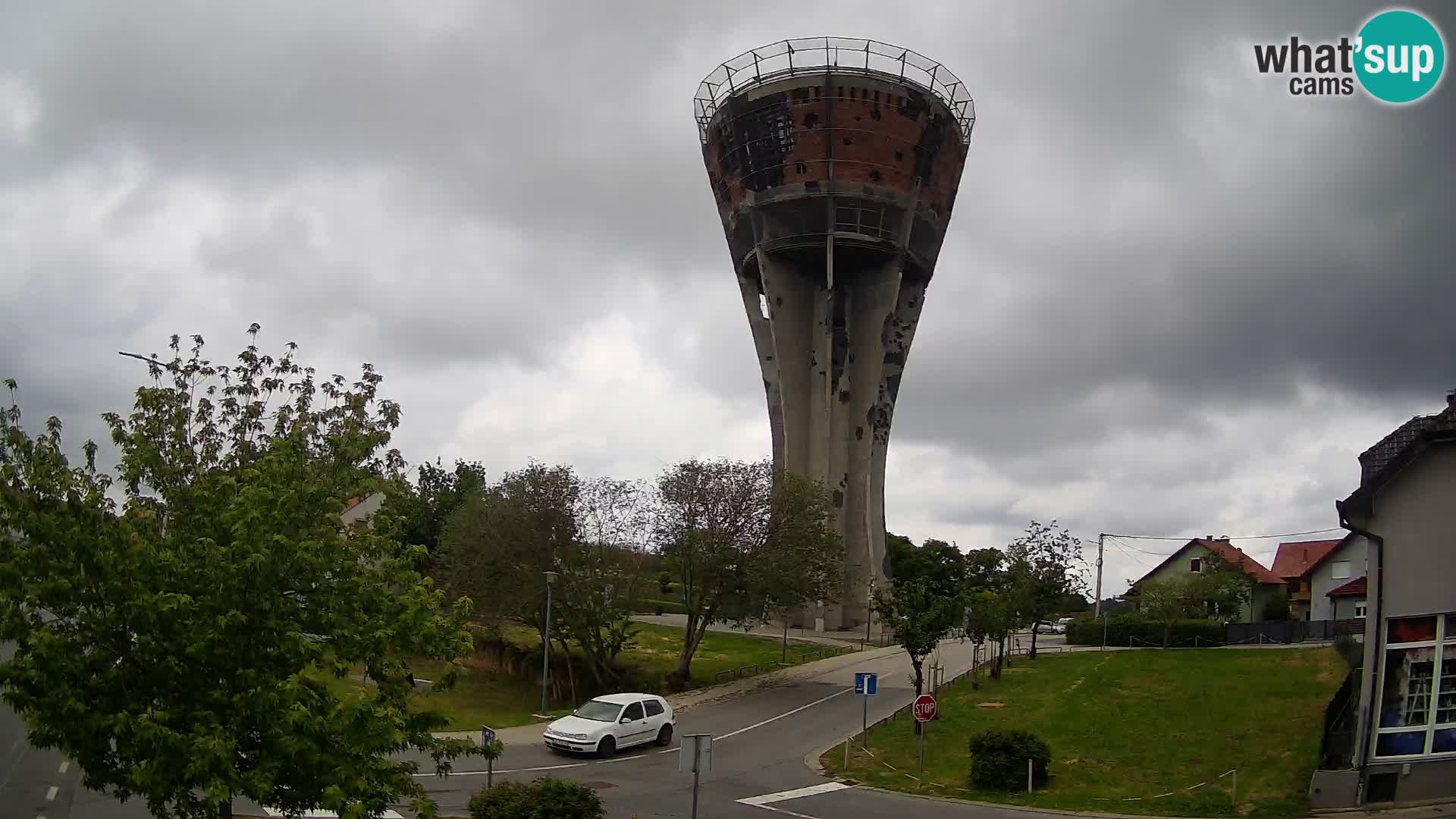 Webcam Vukovar – Torre dell’acqua, simbolo della Battaglia di Vukovar (1991)