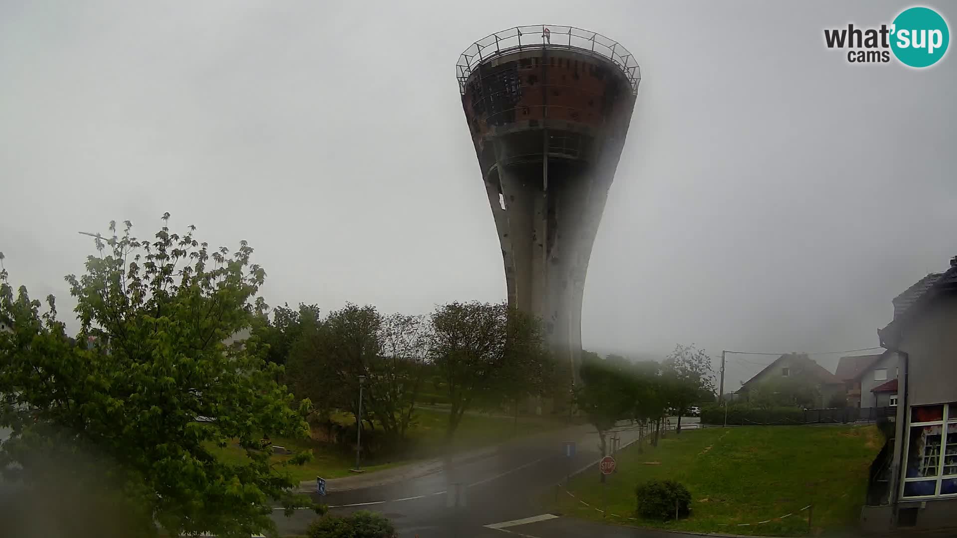 Webcam Vukovar – Torre dell’acqua, simbolo della Battaglia di Vukovar (1991)