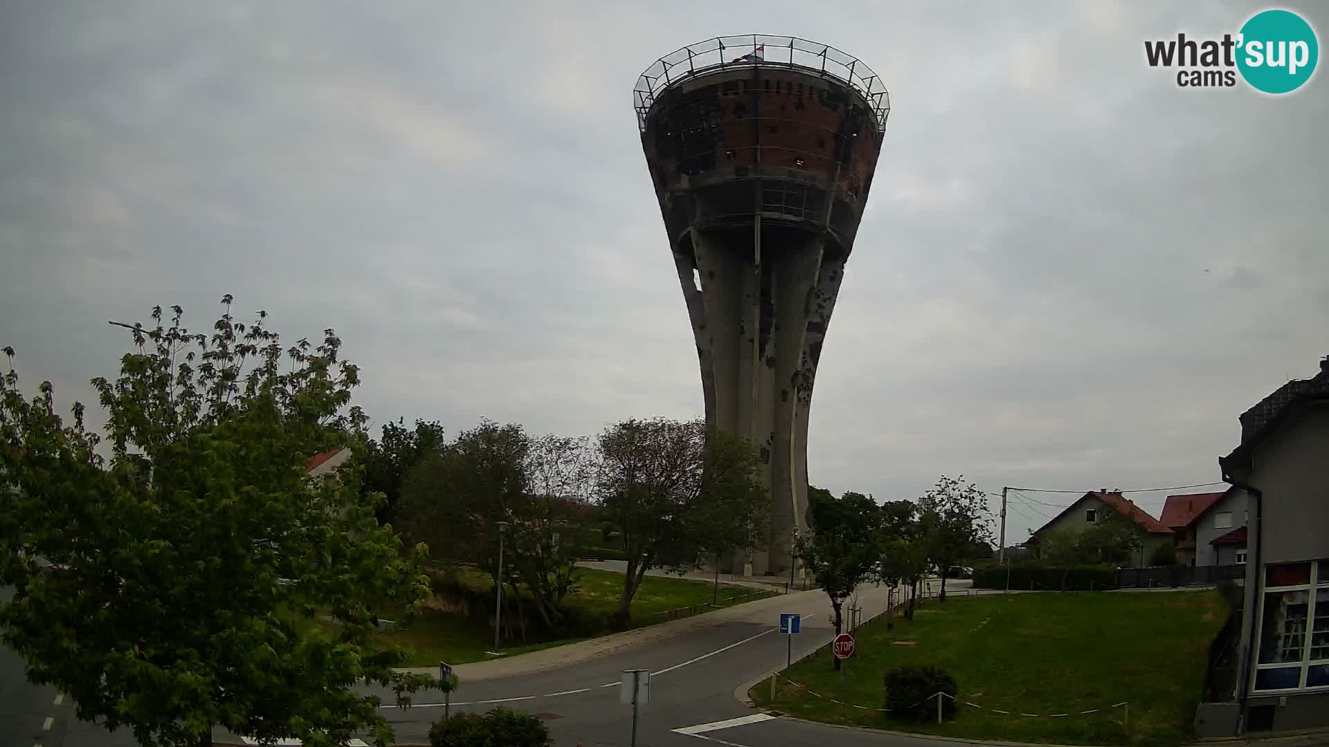 Webcam Vukovar – Torre dell’acqua, simbolo della Battaglia di Vukovar (1991)