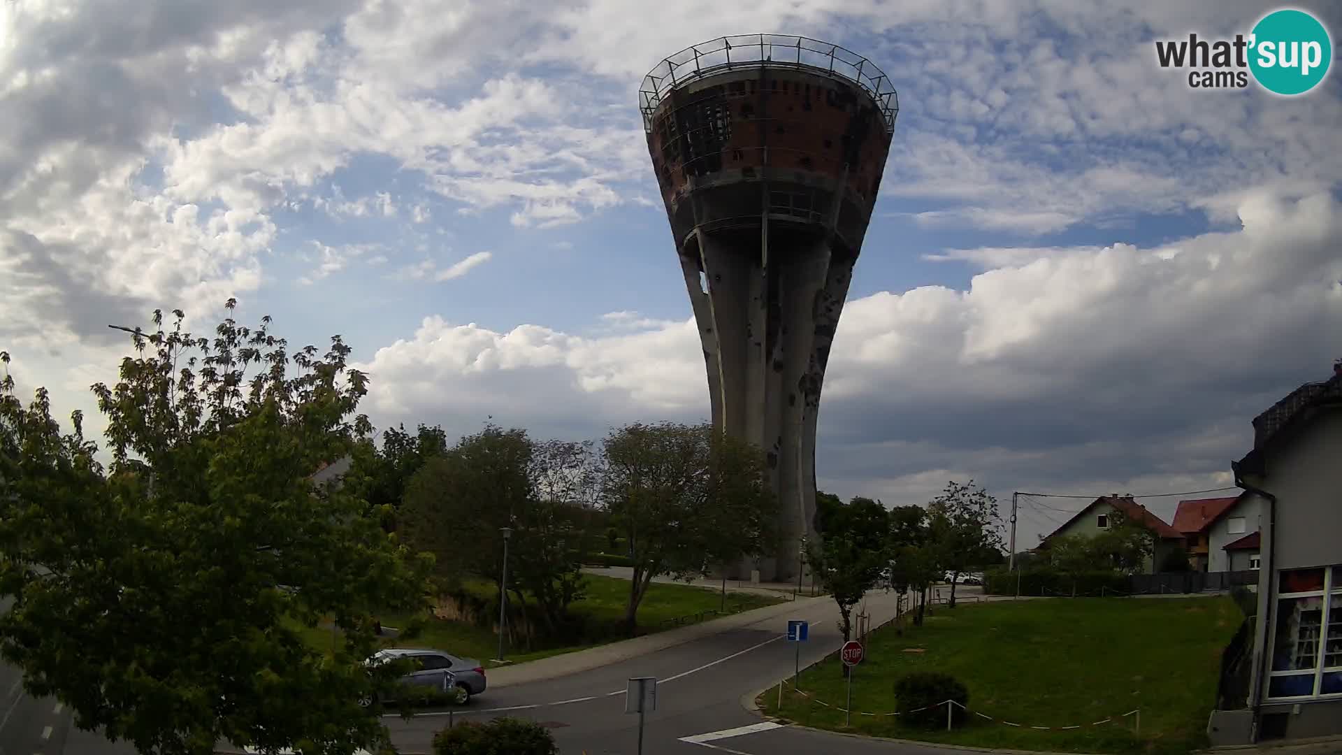 Webcam Vukovar – Torre dell’acqua, simbolo della Battaglia di Vukovar (1991)