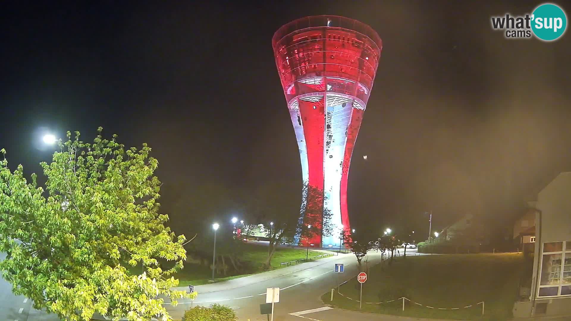 Webcam Vukovar – Château d’eau,  symbole Bataille de Vukovar (1991)