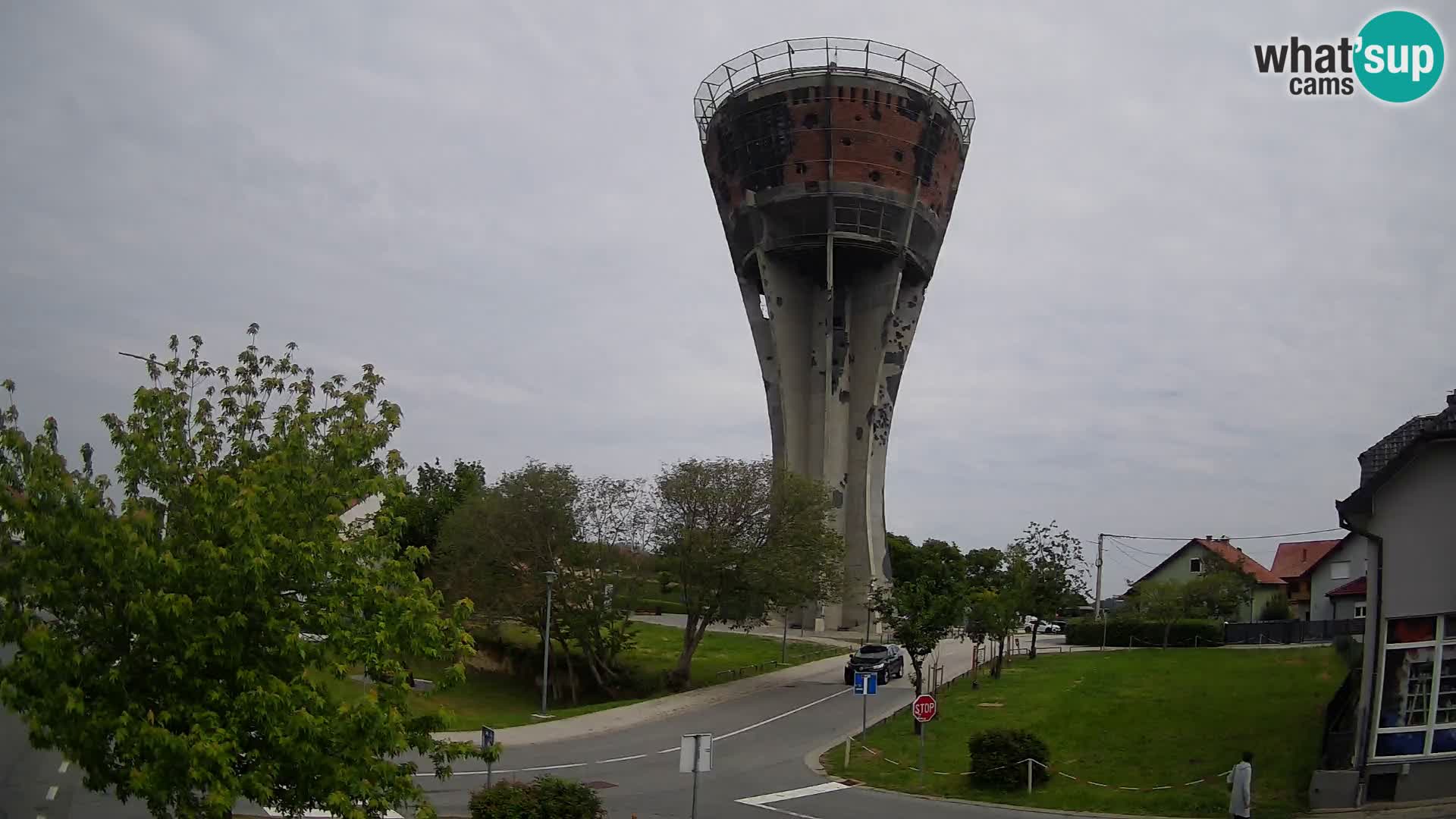 Webcam Vukovar – Torre dell’acqua, simbolo della Battaglia di Vukovar (1991)