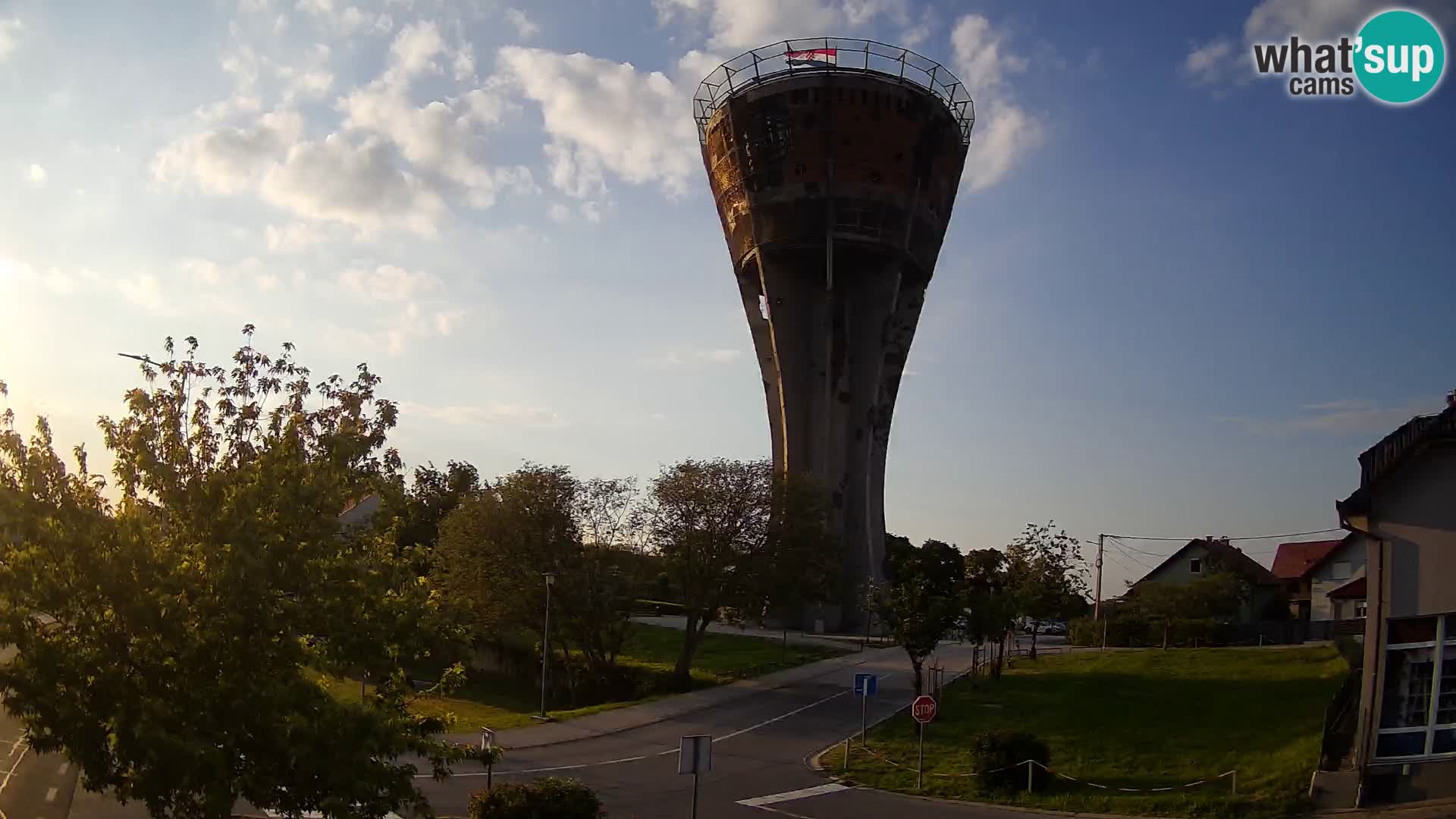 Webcam Vukovar – Vodni stolp, simbol Bitke za Vukovar (1991)