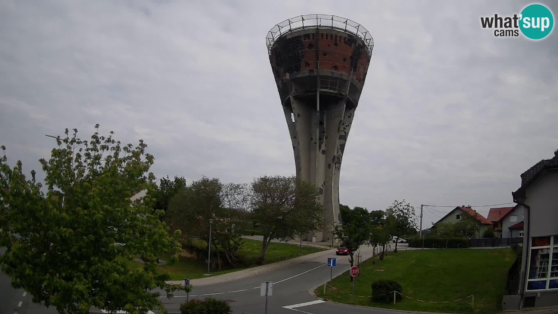Webcam Vukovar – Water tower – simbol from Battle of Vukovar (1991)