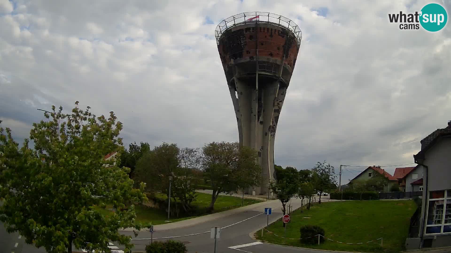 Web Kamera Vukovar – vodotoranj, simbol Bitke za Vukovar (1991)