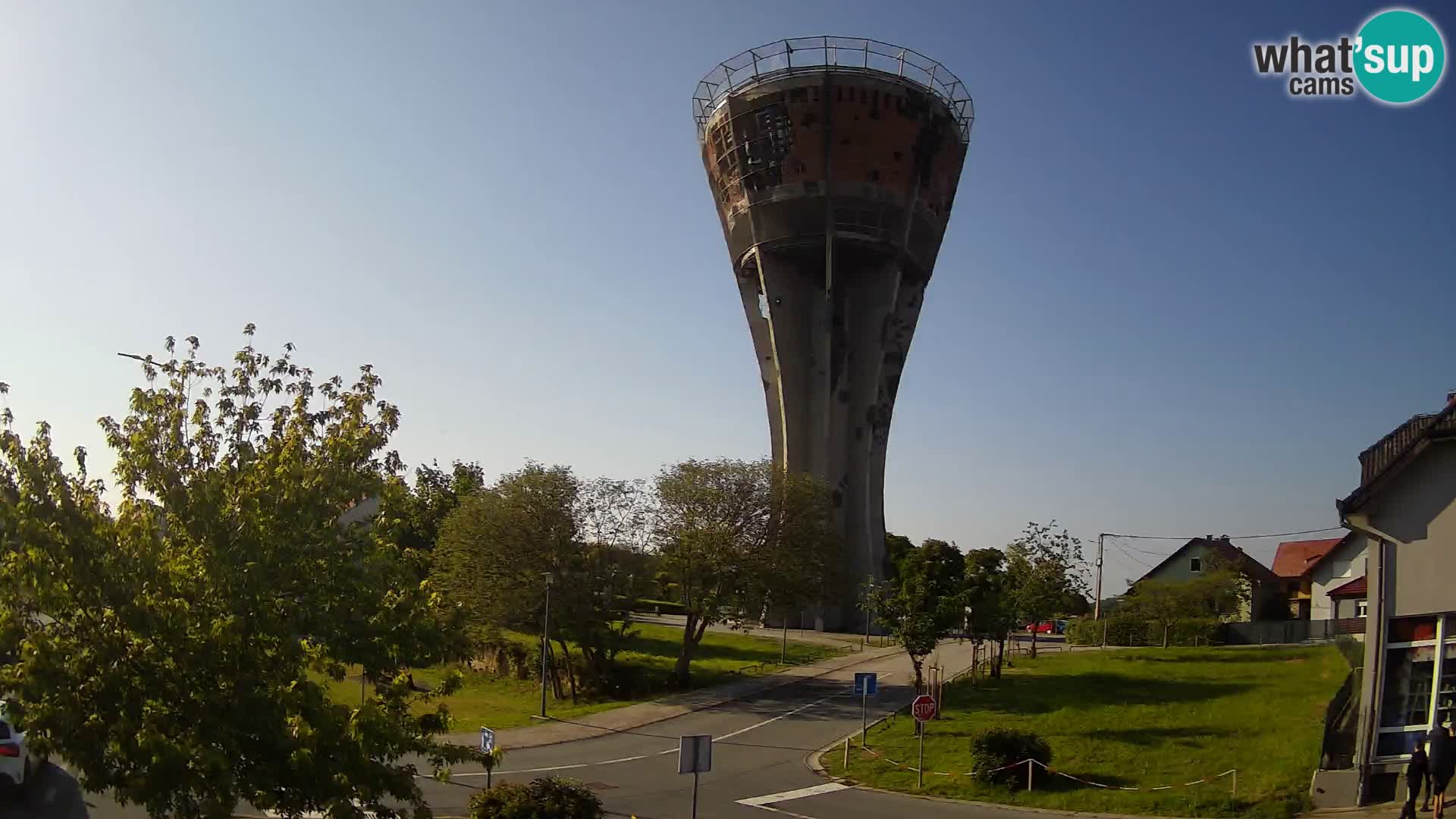 Webcam Vukovar – Vodni stolp, simbol Bitke za Vukovar (1991)