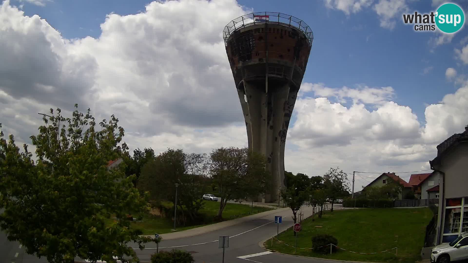 Webcam Vukovar – Vodni stolp, simbol Bitke za Vukovar (1991)