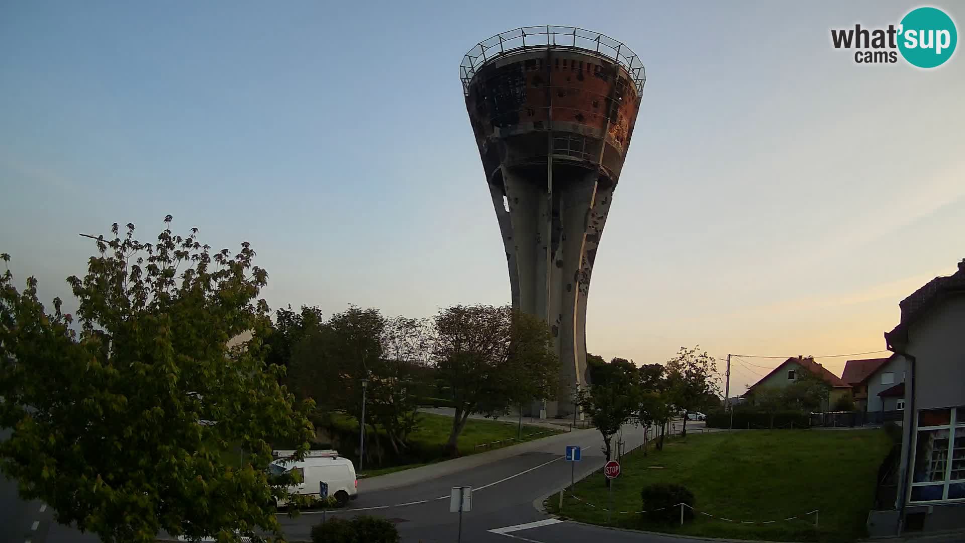 Webcam Vukovar – Vodni stolp, simbol Bitke za Vukovar (1991)
