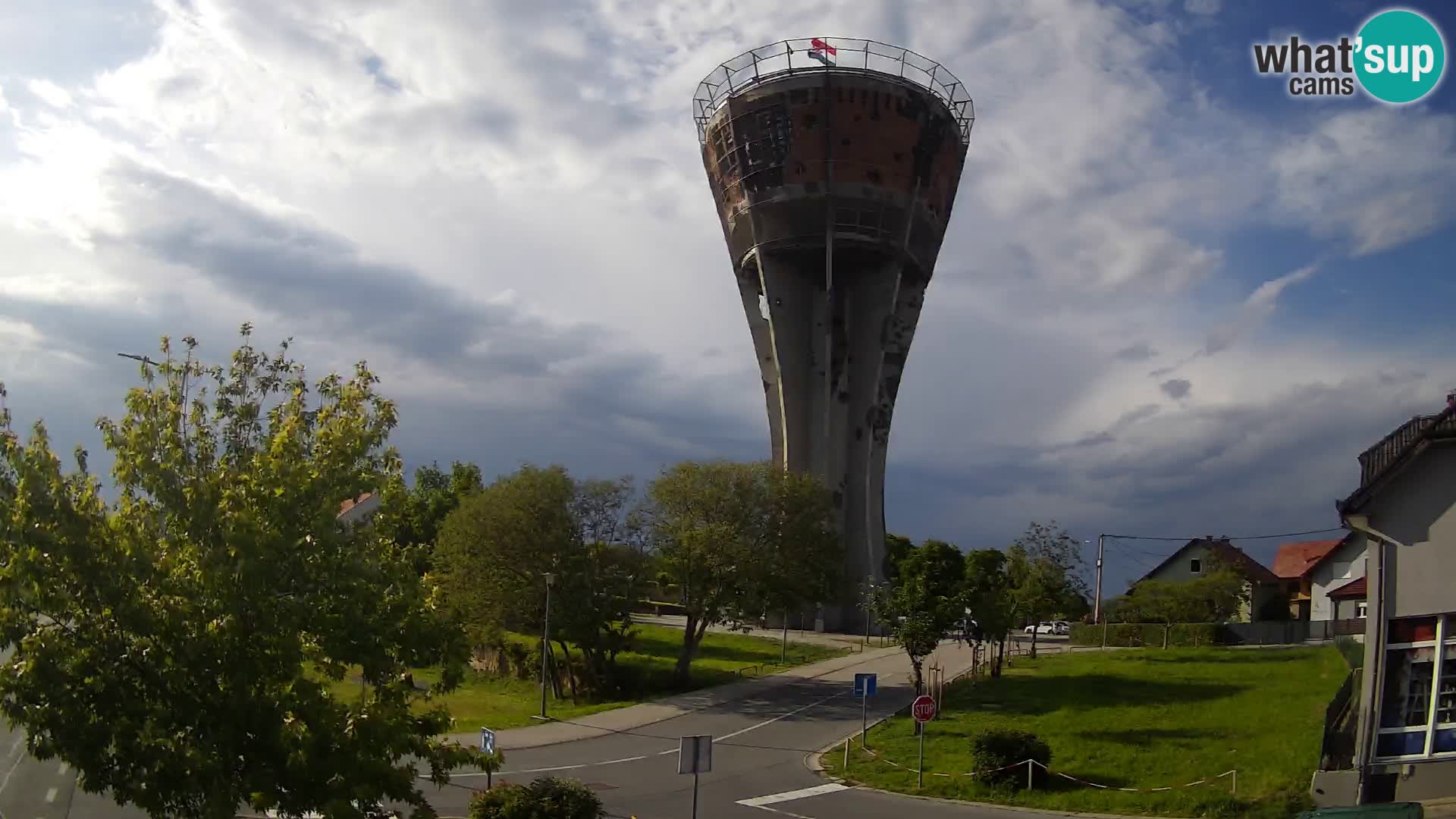 Webcam Vukovar – Torre de agua, el simbolo Batalla de Vukovar (1991)
