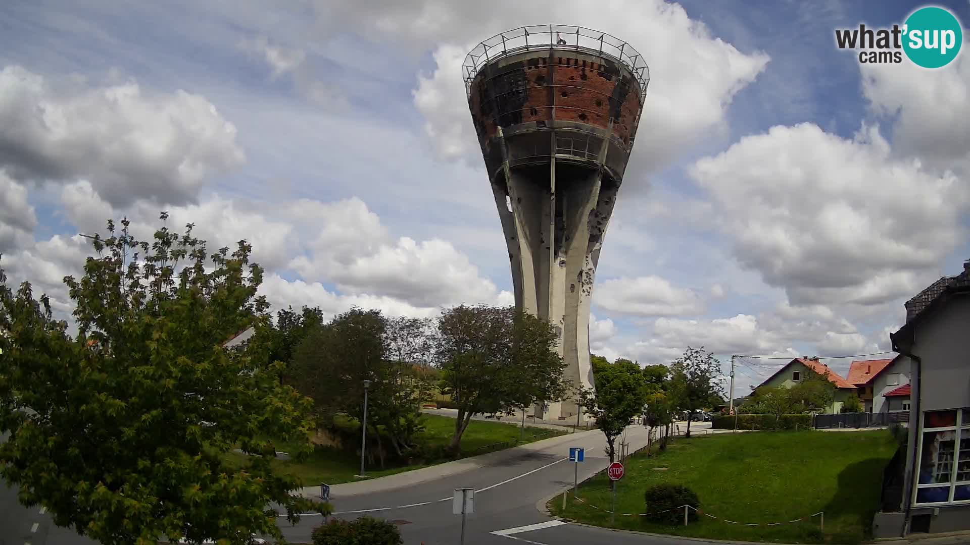 Webcam Vukovar – Vodni stolp, simbol Bitke za Vukovar (1991)