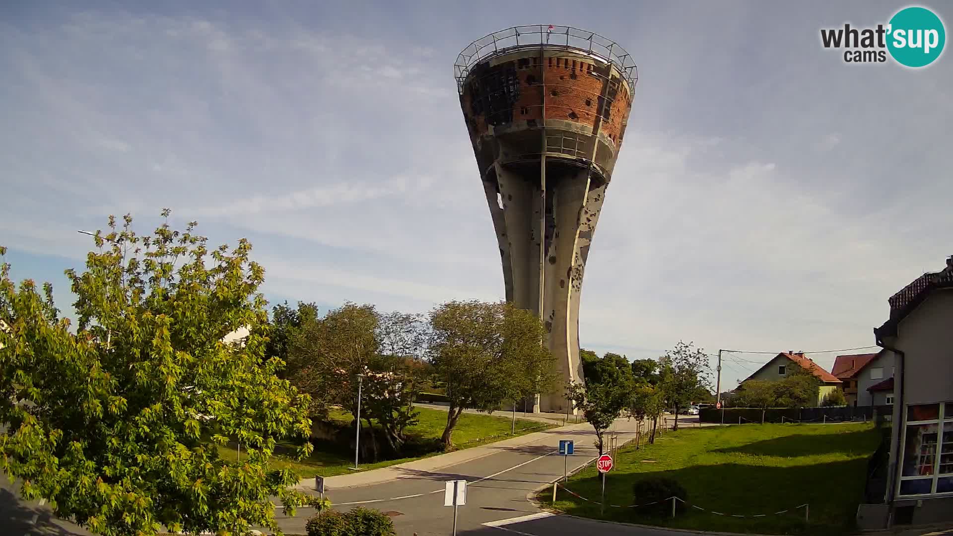 Web Kamera Vukovar – vodotoranj, simbol Bitke za Vukovar (1991)