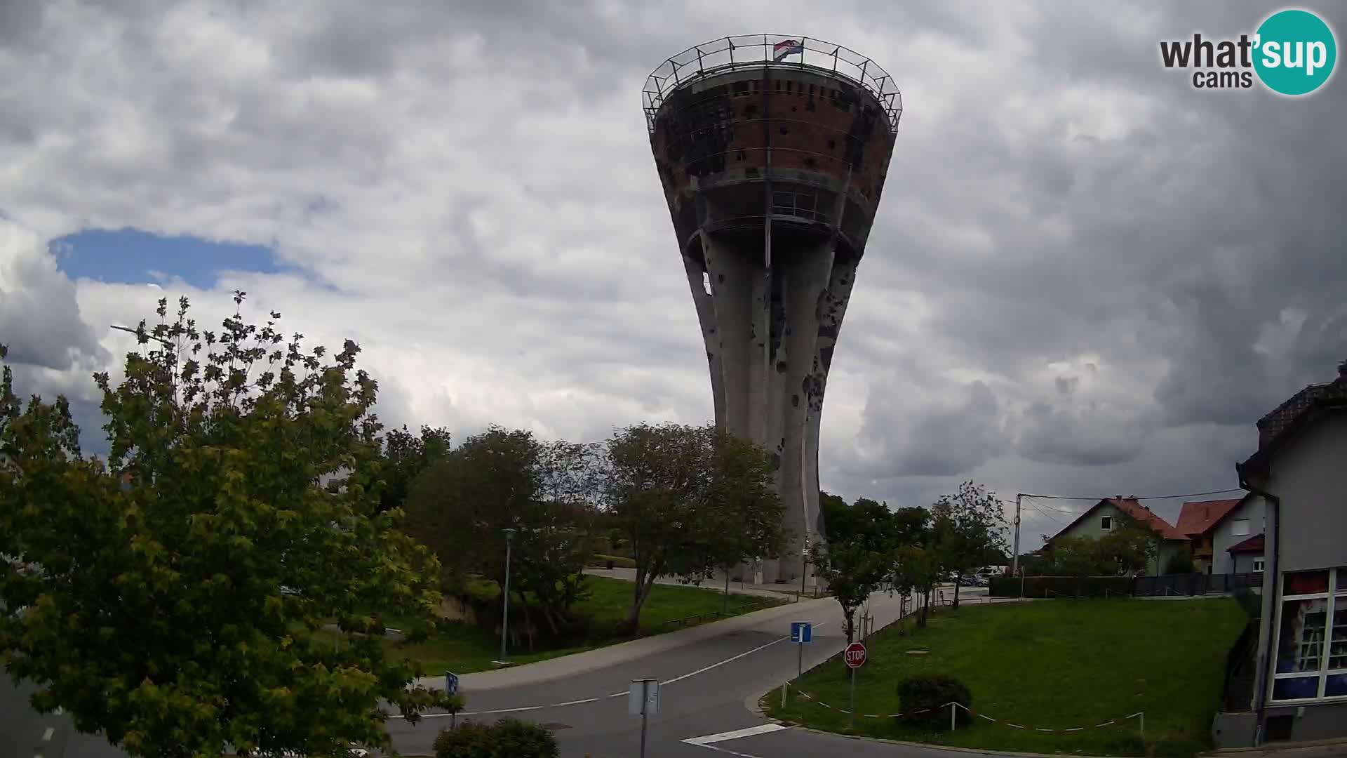 Webcam Vukovar – Torre dell’acqua, simbolo della Battaglia di Vukovar (1991)
