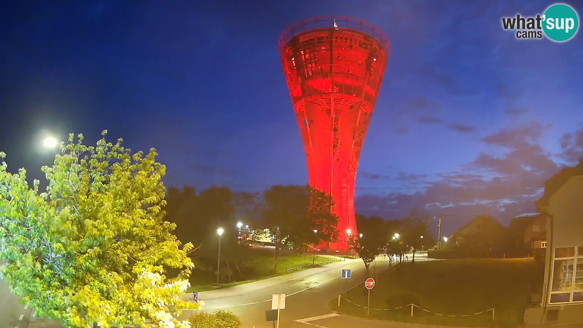 Webcam Vukovar – Water tower – simbol from Battle of Vukovar (1991)