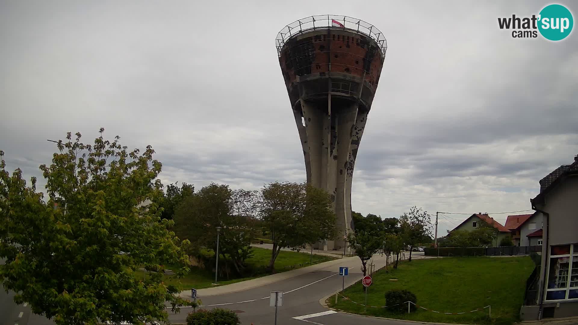 Webcam Vukovar – Torre dell’acqua, simbolo della Battaglia di Vukovar (1991)