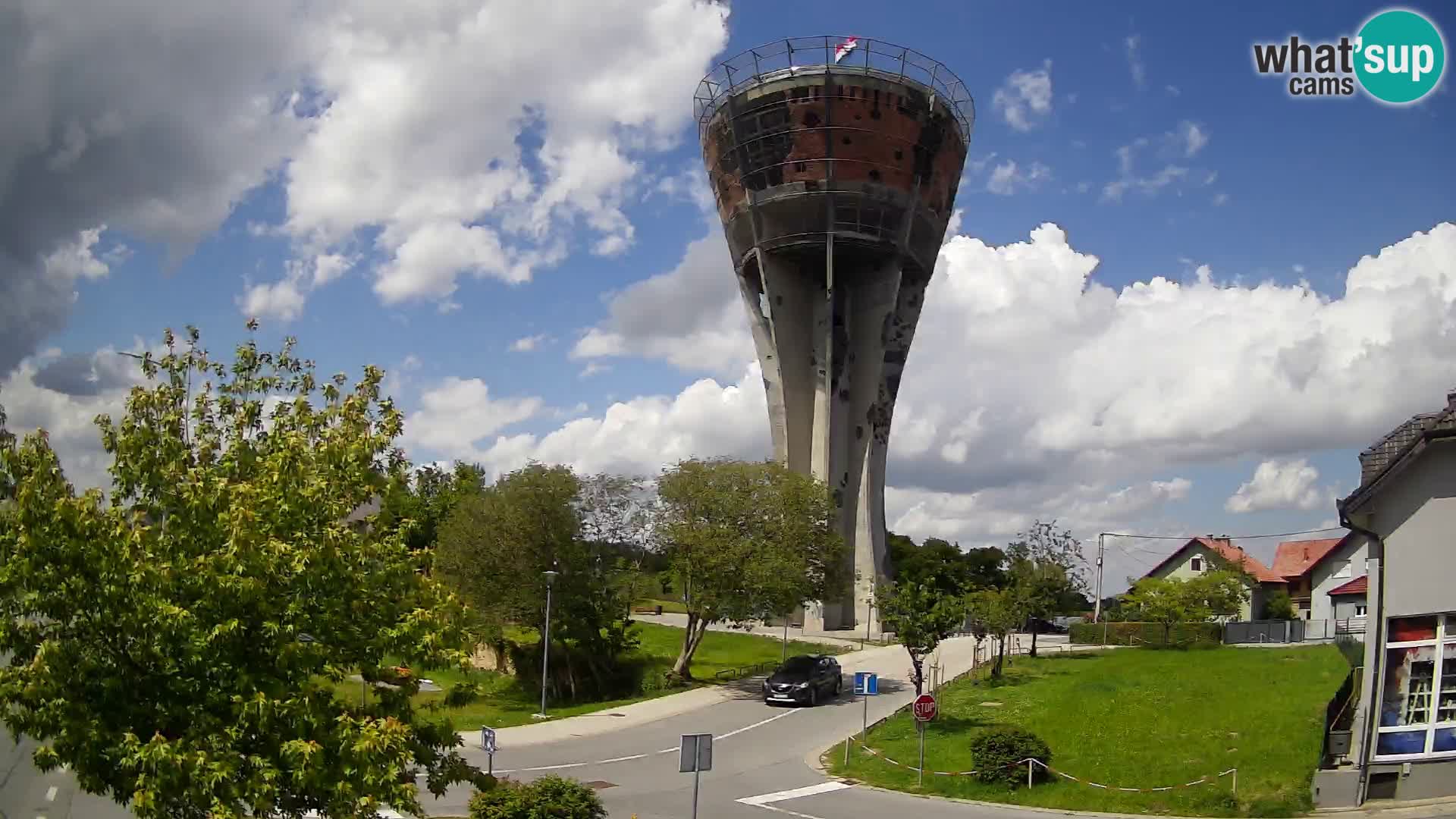 Webcam Vukovar – Torre de agua, el simbolo Batalla de Vukovar (1991)