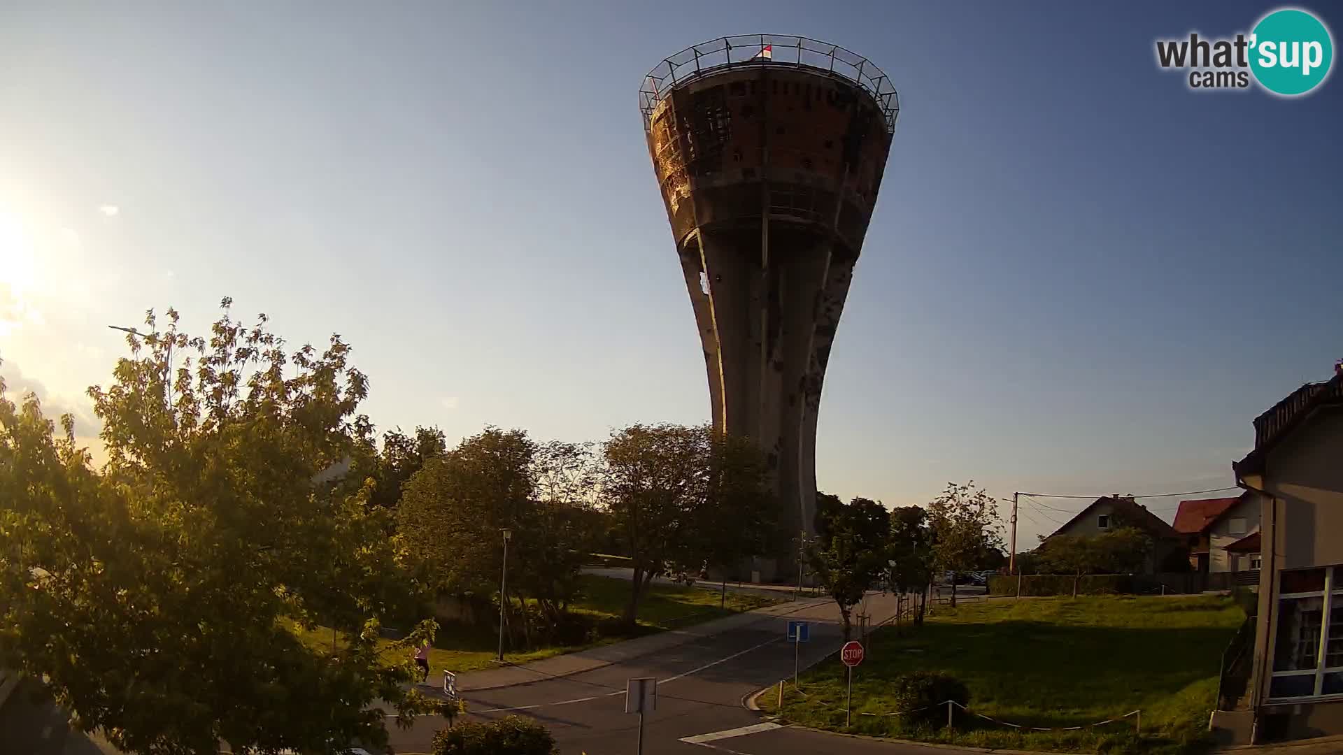 Webcam Vukovar – Vodni stolp, simbol Bitke za Vukovar (1991)