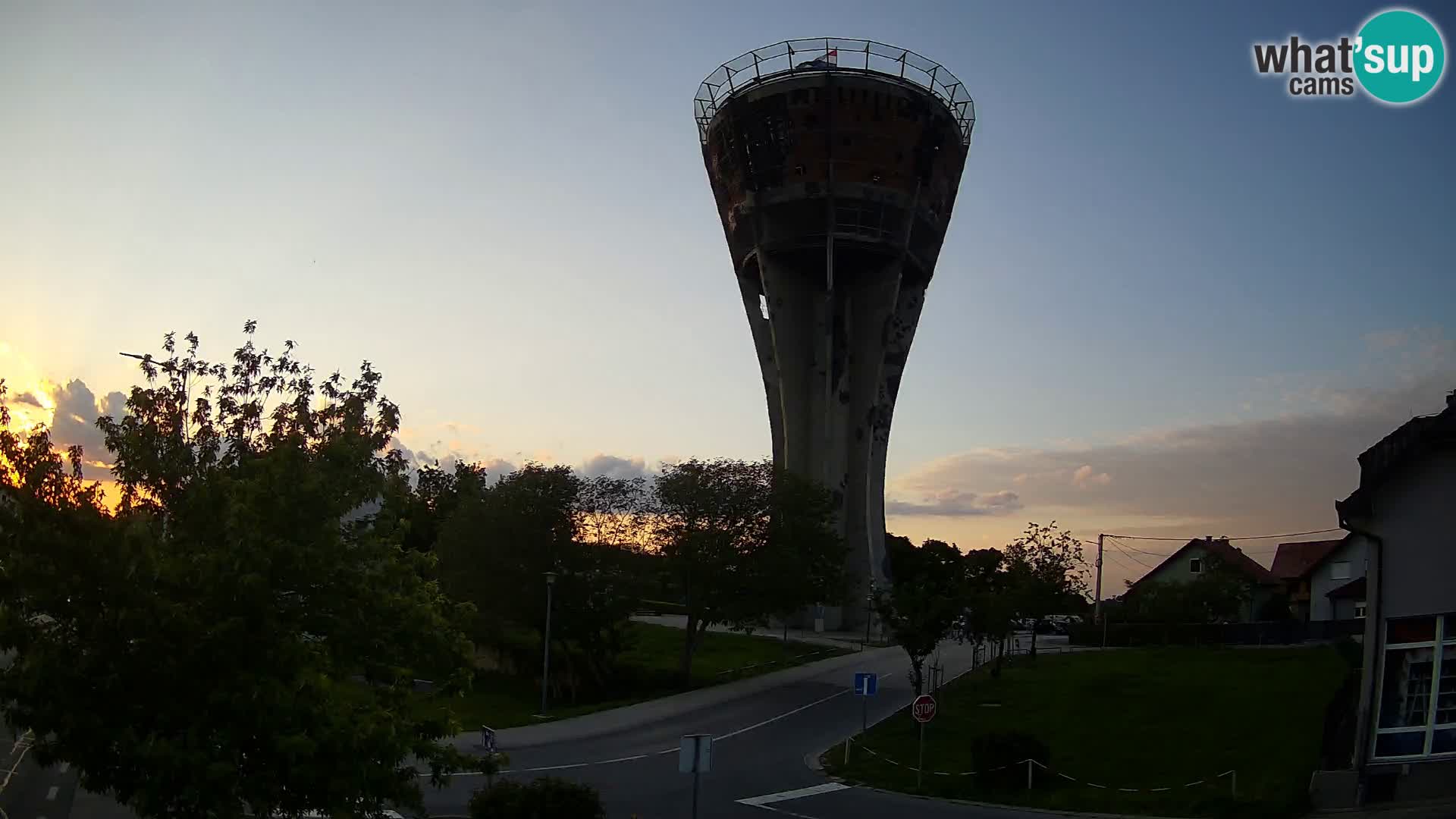 Webcam Vukovar – Vodni stolp, simbol Bitke za Vukovar (1991)