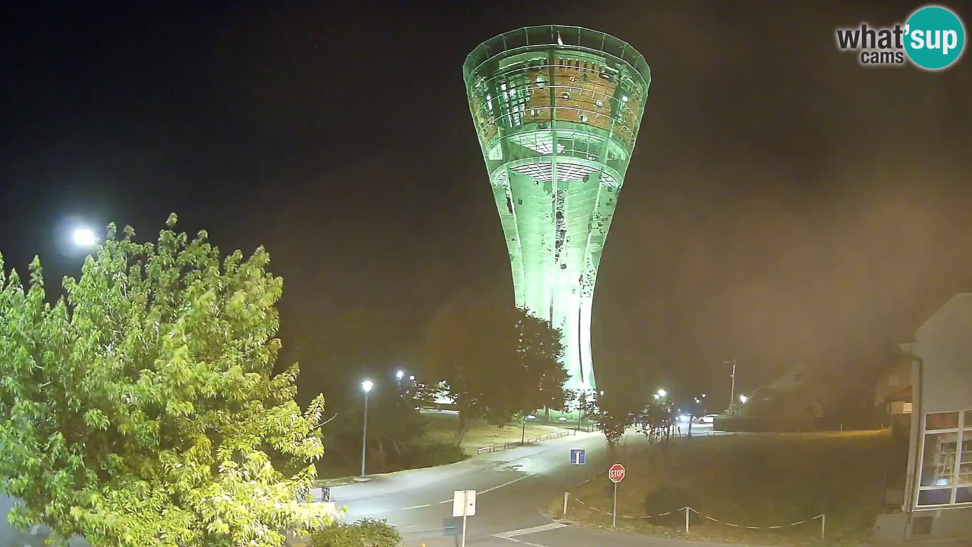 Webcam Vukovar –  Wasserturm , Symbol Schlacht von Vukovar (1991)
