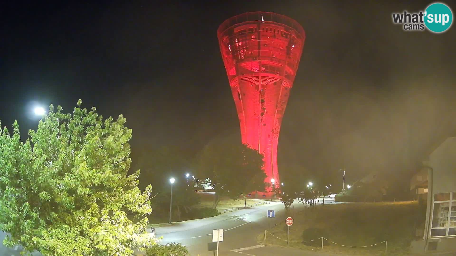 Webcam Vukovar – Château d’eau,  symbole Bataille de Vukovar (1991)