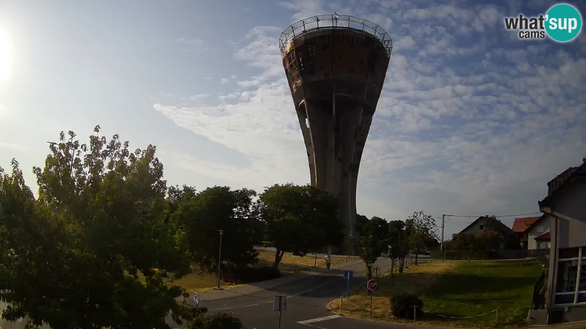 Webcam Vukovar – Water tower – simbol from Battle of Vukovar (1991)