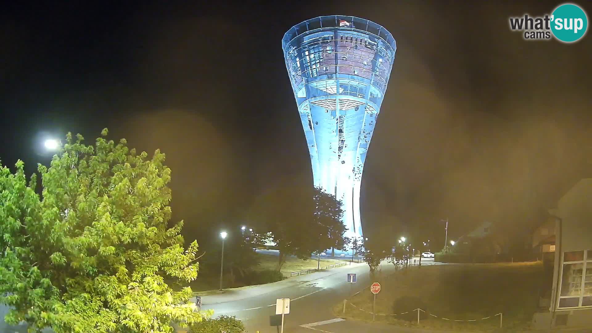 Webcam Vukovar –  Wasserturm , Symbol Schlacht von Vukovar (1991)