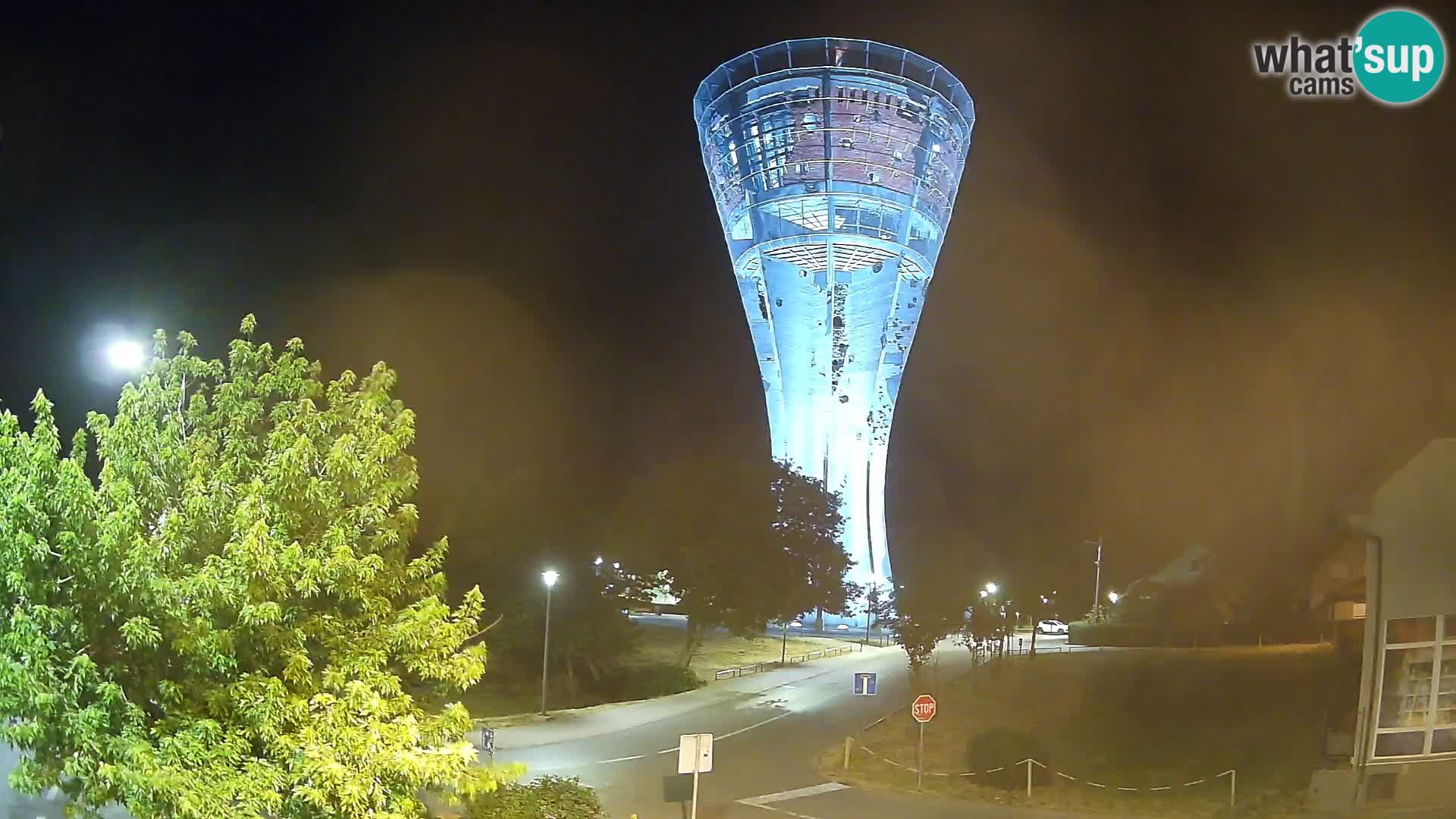 Webcam Vukovar –  Wasserturm , Symbol Schlacht von Vukovar (1991)