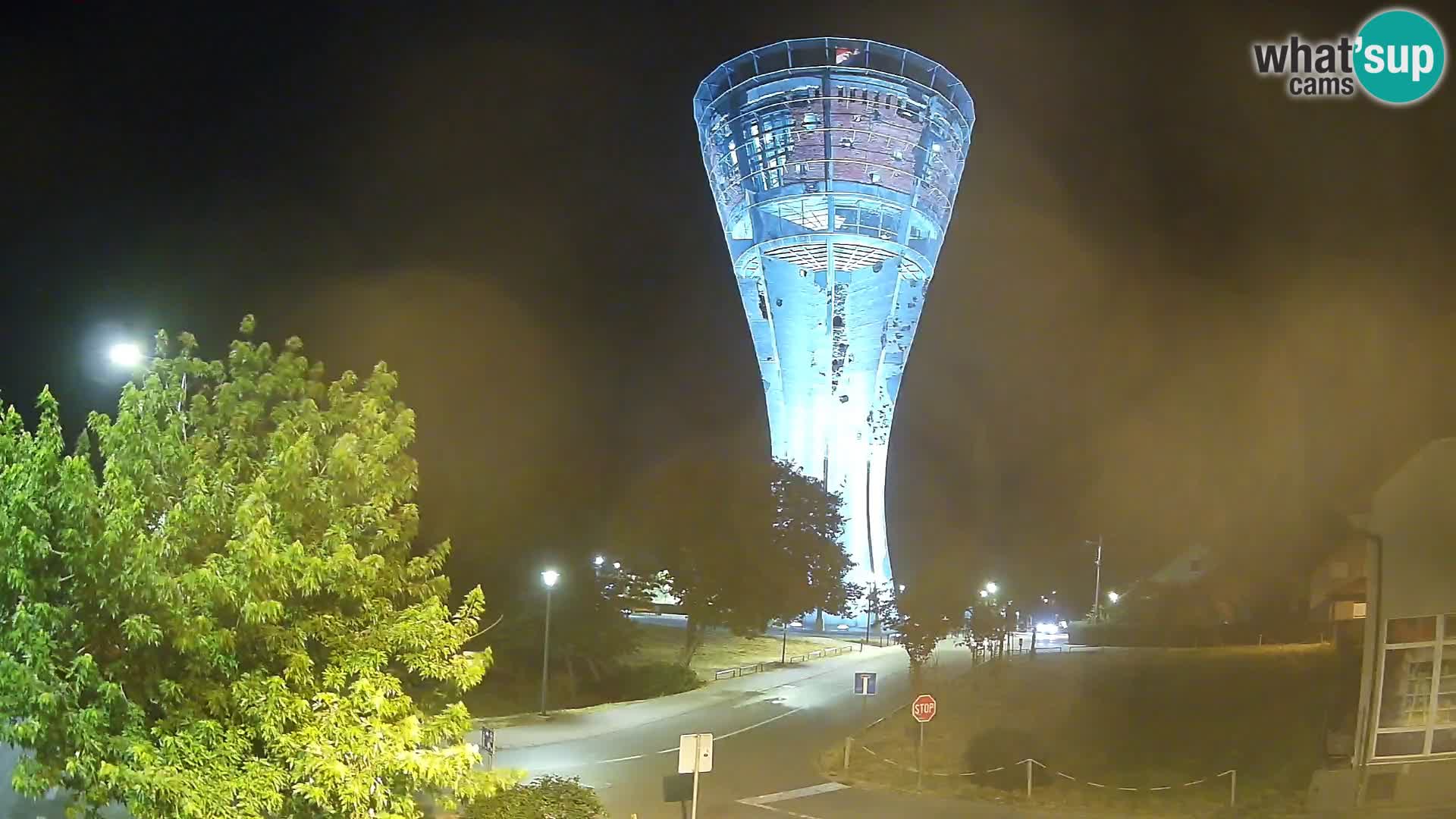 Webcam Vukovar –  Wasserturm , Symbol Schlacht von Vukovar (1991)