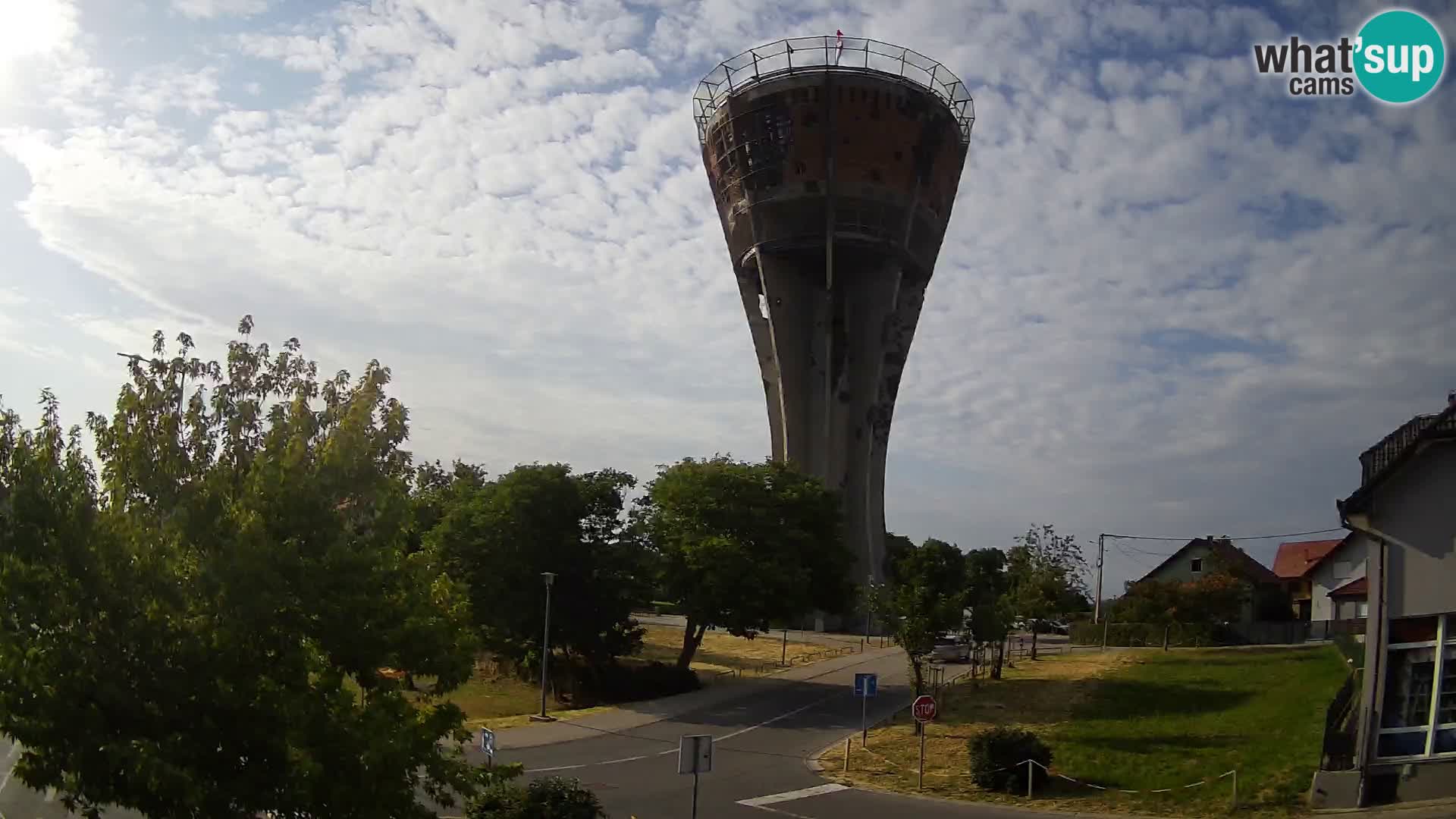 Webcam Vukovar – Torre dell’acqua, simbolo della Battaglia di Vukovar (1991)