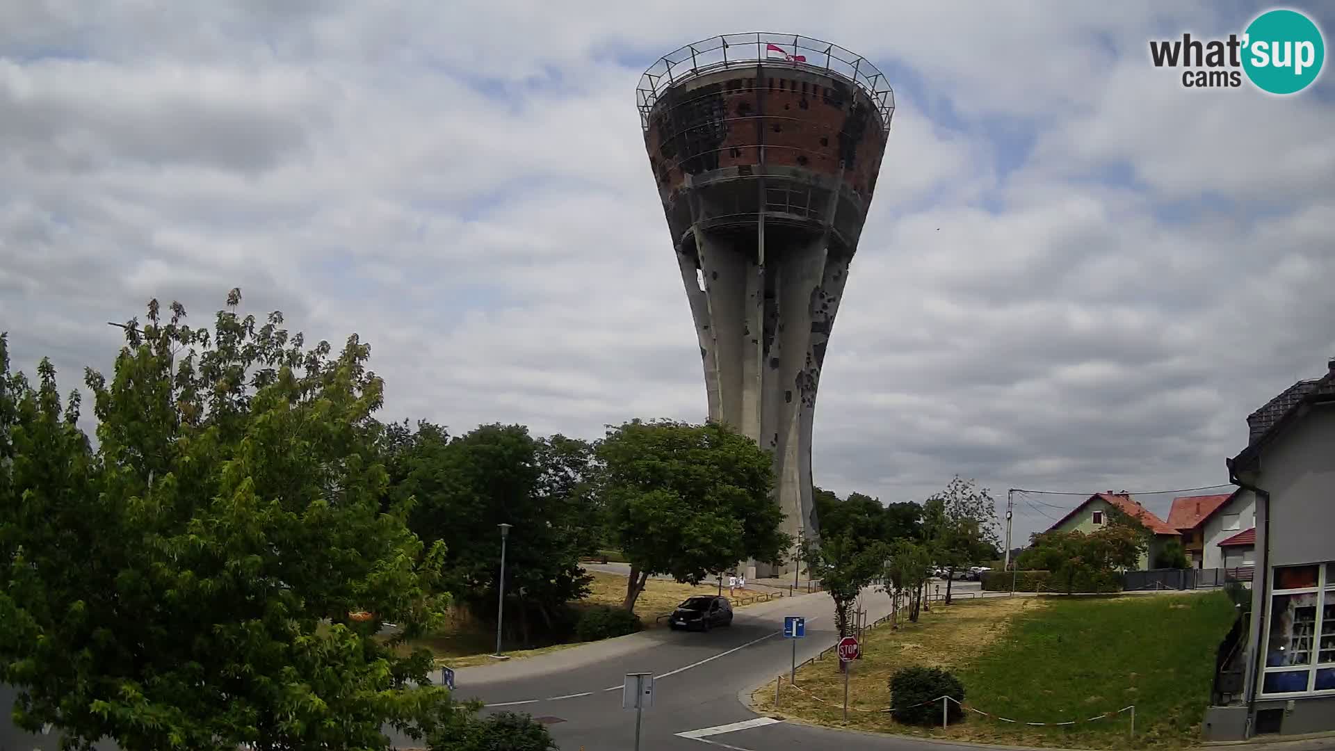 Web Kamera Vukovar – vodotoranj, simbol Bitke za Vukovar (1991)