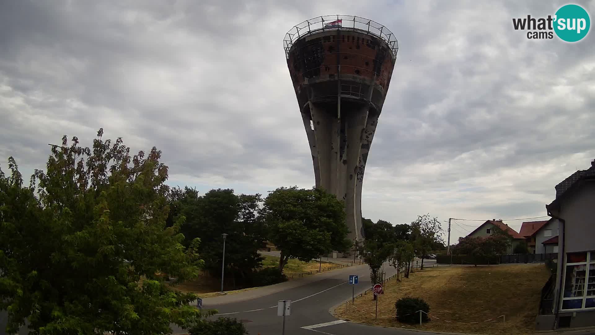 Webcam Vukovar – Vodni stolp, simbol Bitke za Vukovar (1991)