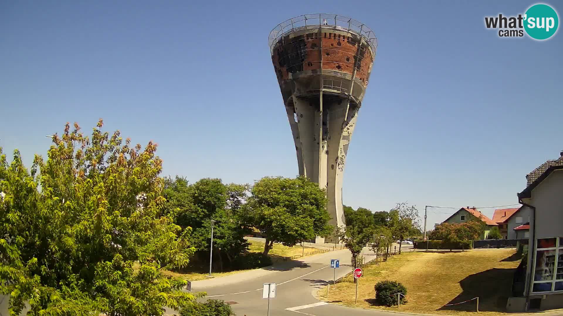 Web Kamera Vukovar – vodotoranj, simbol Bitke za Vukovar (1991)